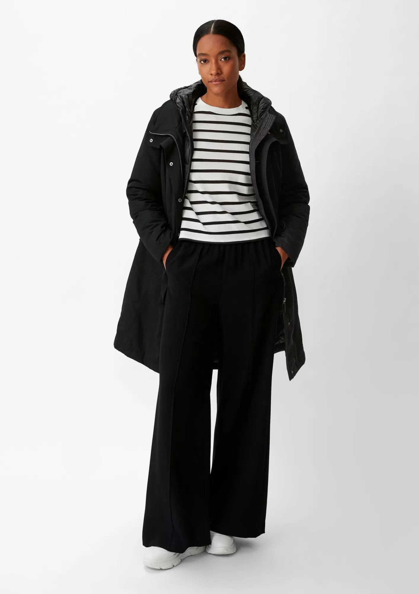 Clearance Comma 2-In-1 Mäntel Mit Steppjacke
