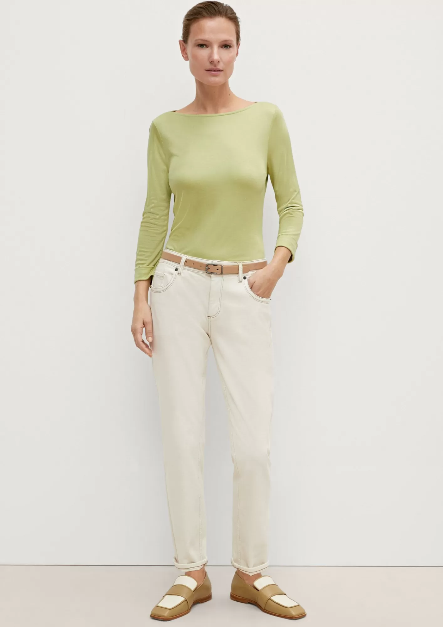 Flash Sale Comma 3/4-Arm-Shirt Aus Jersey
