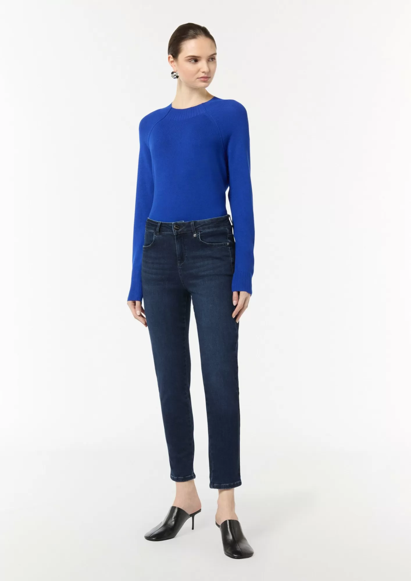 Shop Comma Ankle-Jeans Mit Slim Leg