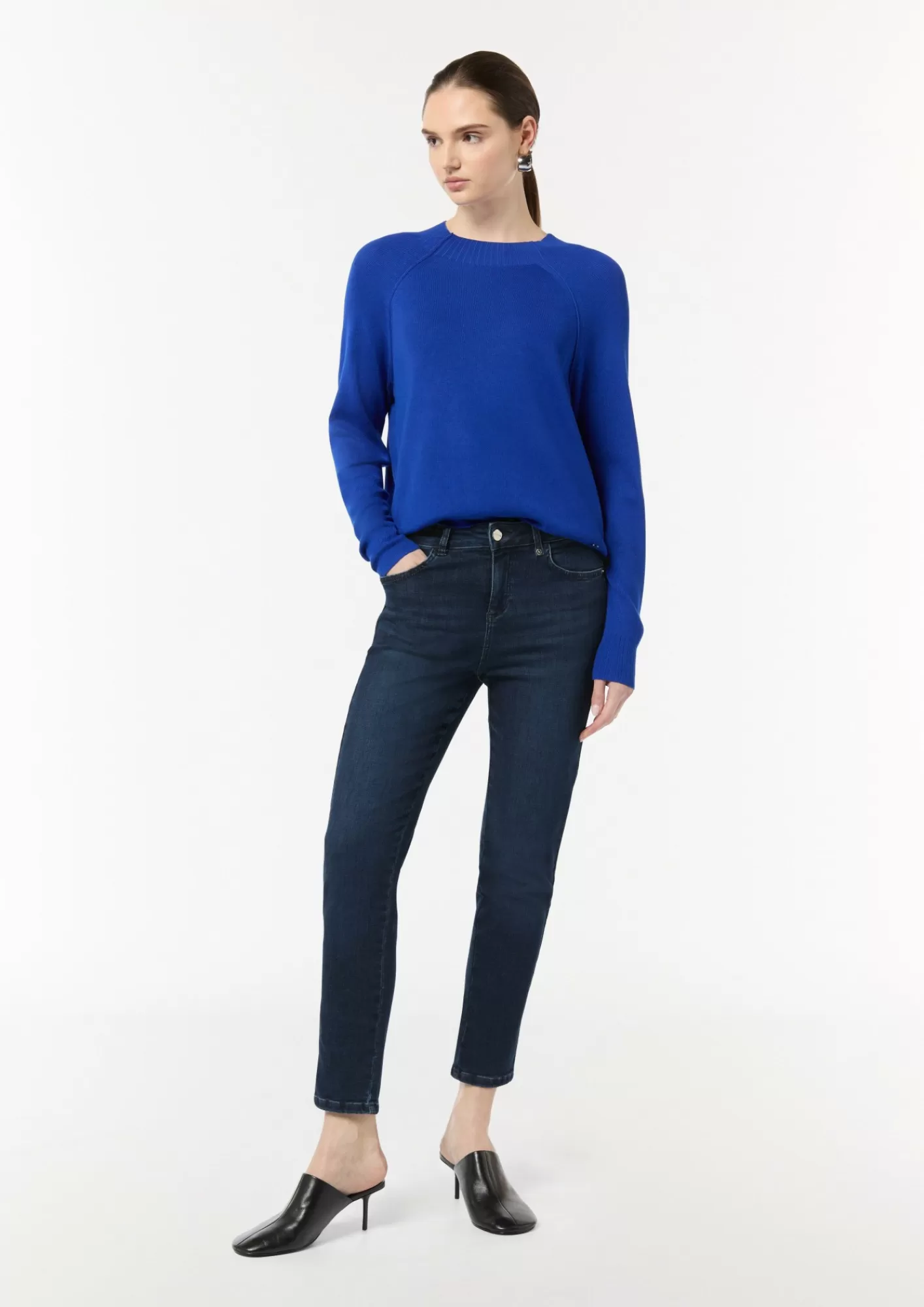 Shop Comma Ankle-Jeans Mit Slim Leg