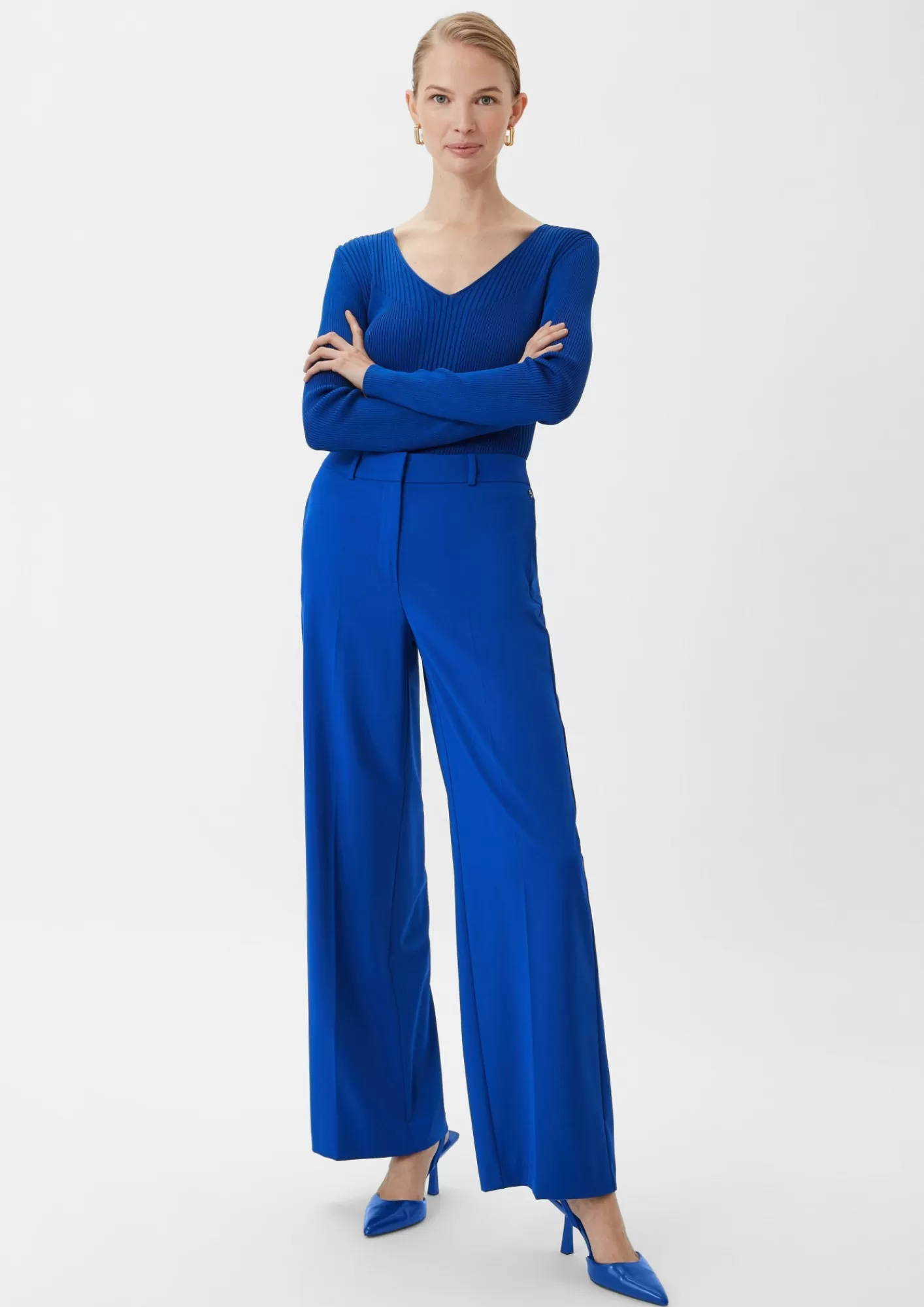 Cheap Comma Anzughose Mit Wide Leg