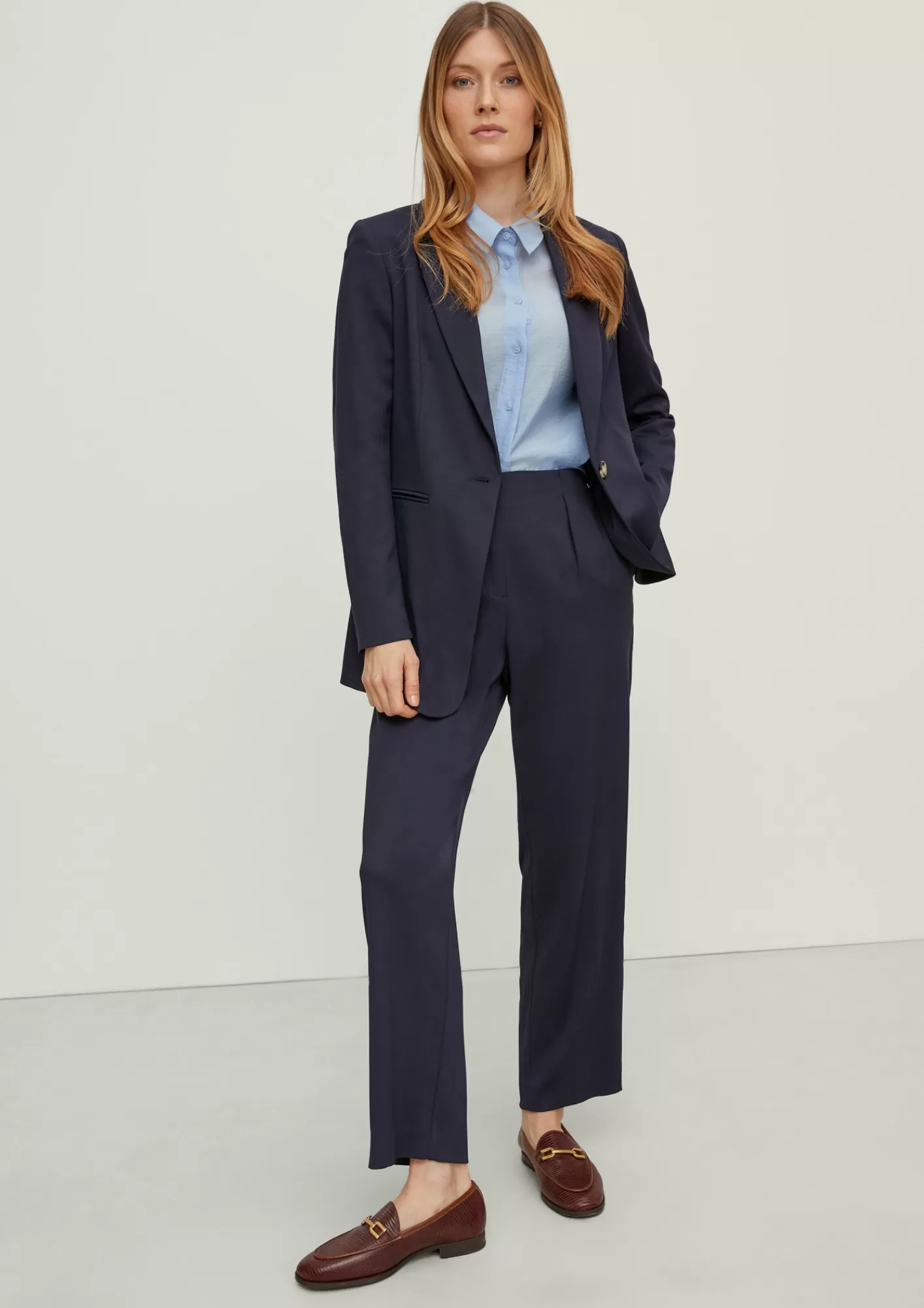 New Comma Blazer Aus Viskosestretch