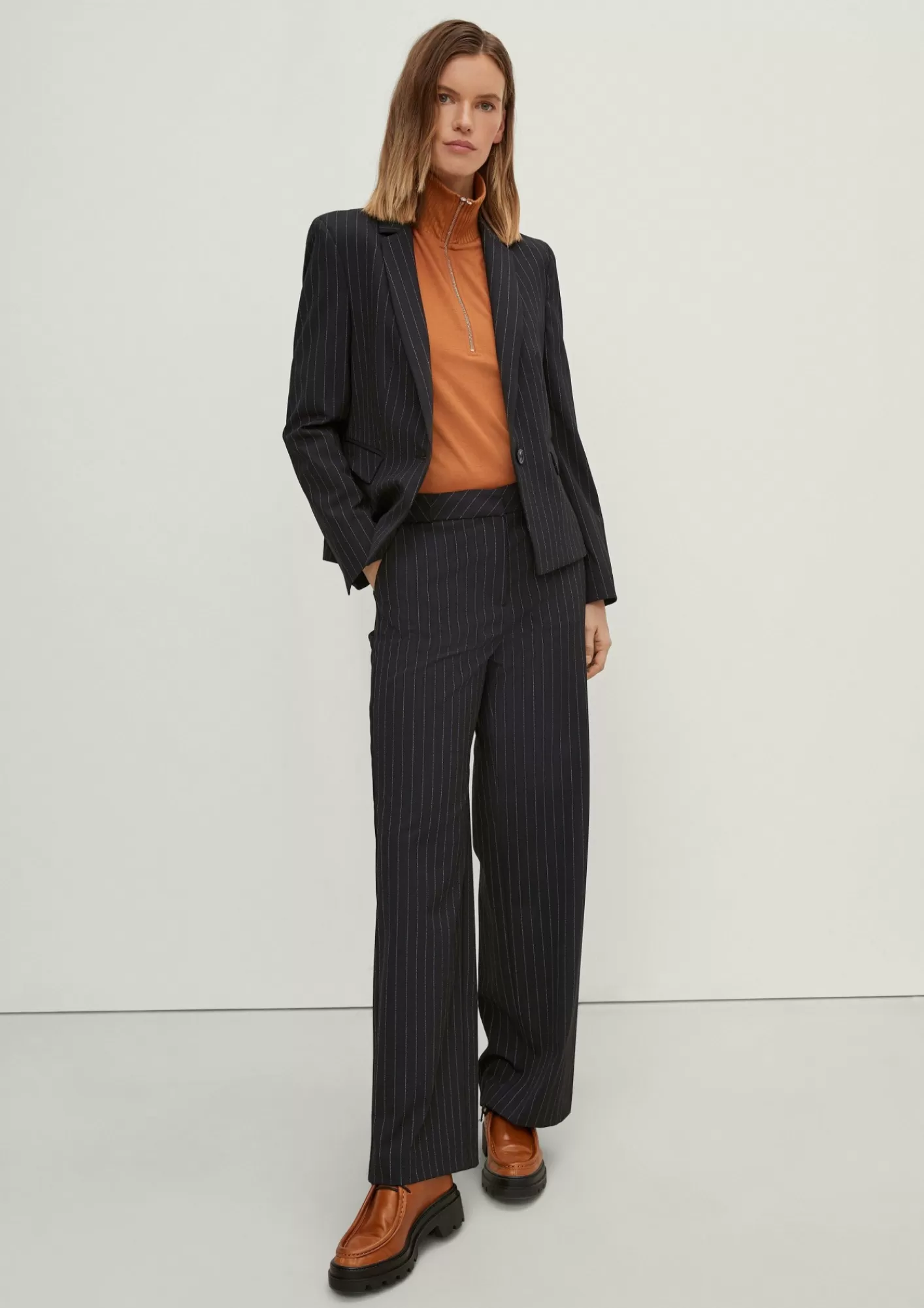 Clearance Comma Blazer Im Streifendesign