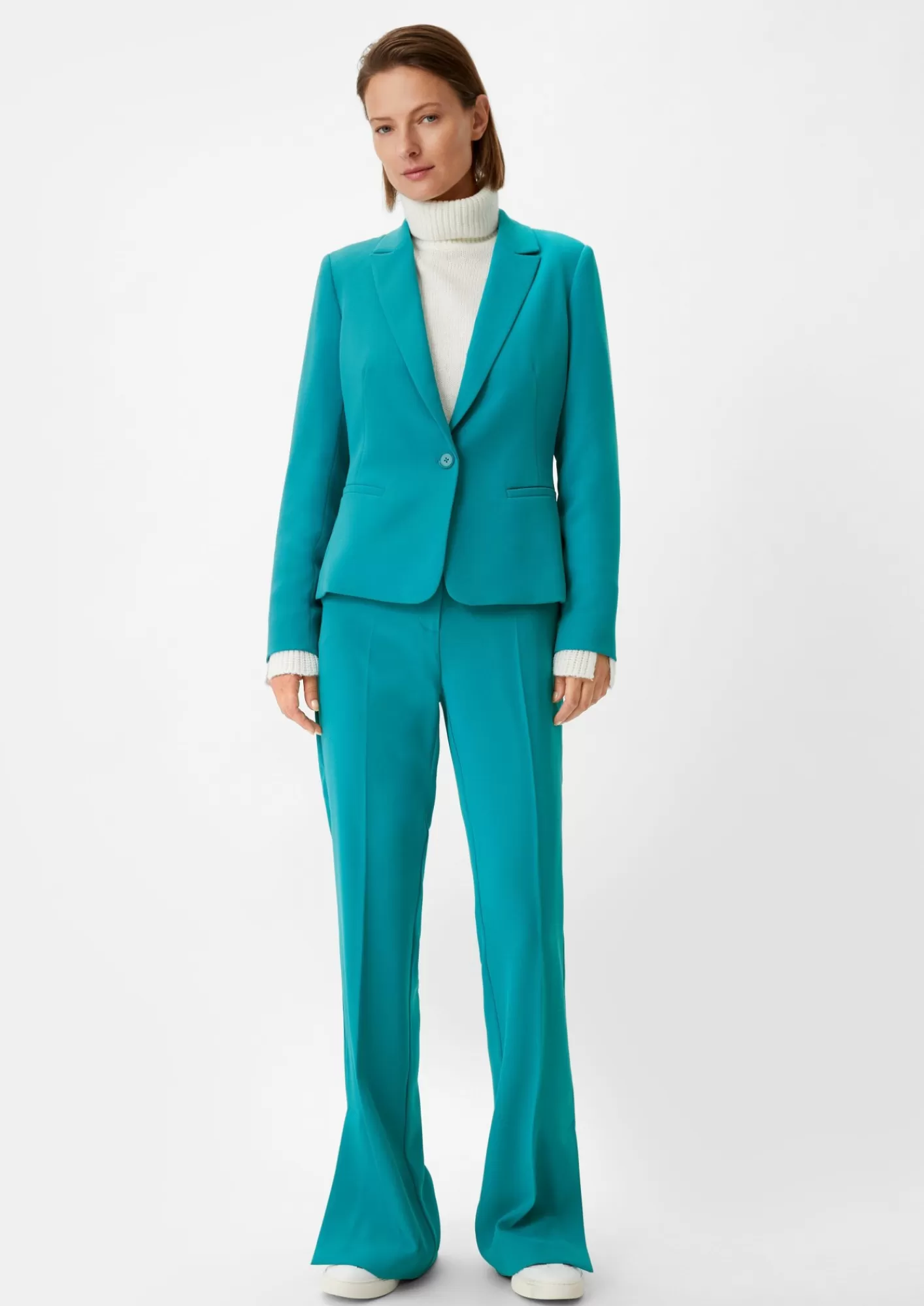 Sale Comma Blazer Mit Crepestruktur