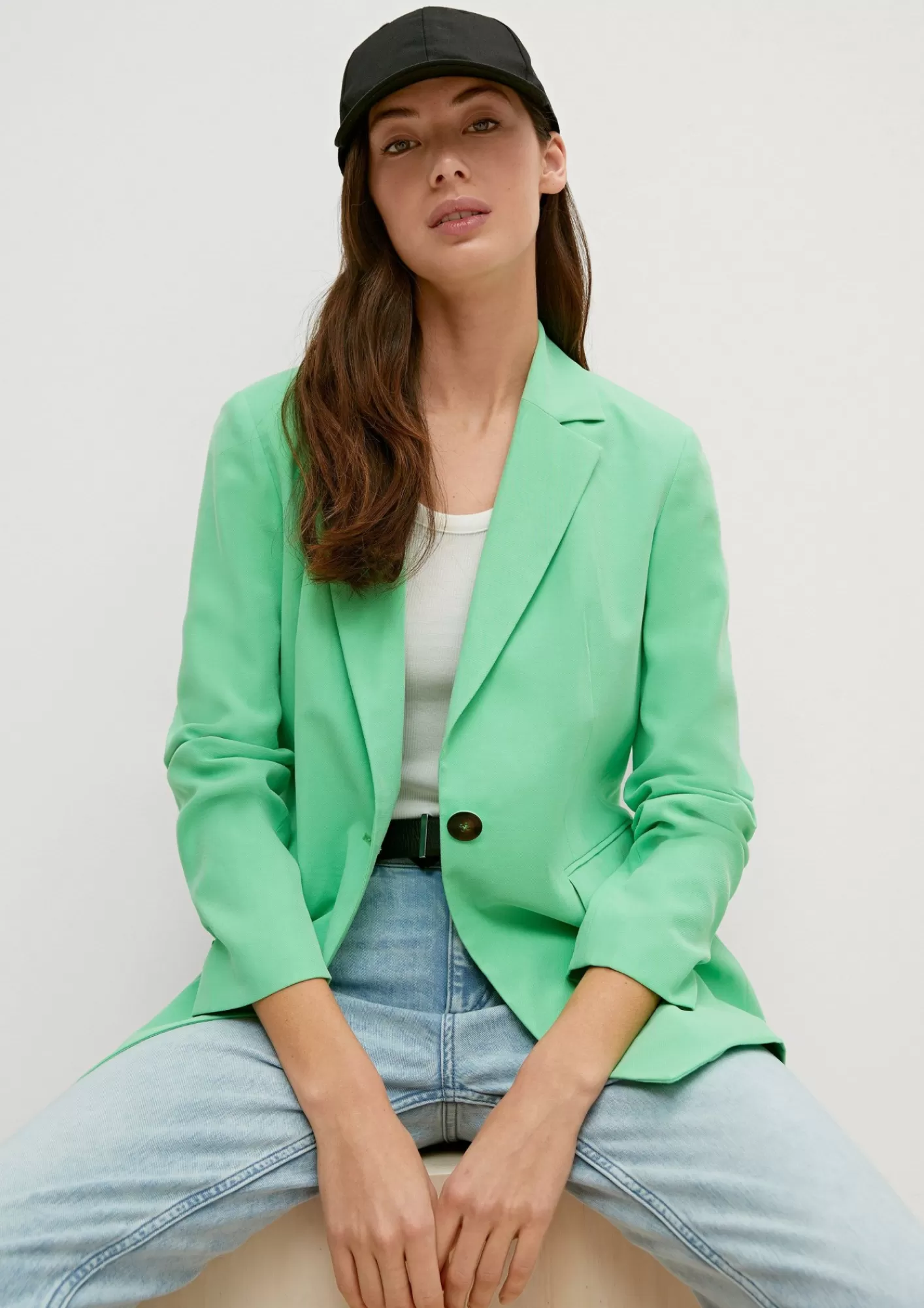 Outlet Comma Blazer Mit Pattentaschen
