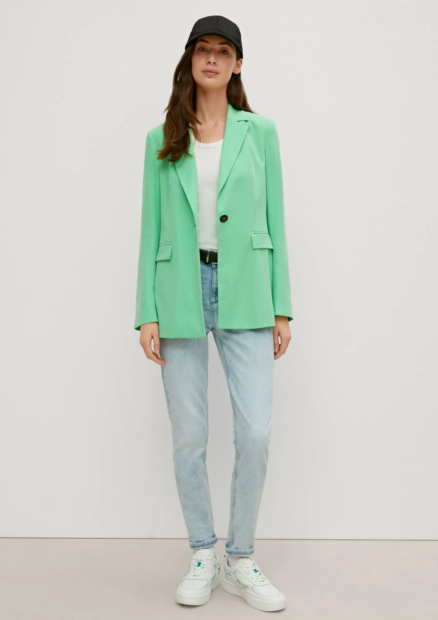 Outlet Comma Blazer Mit Pattentaschen