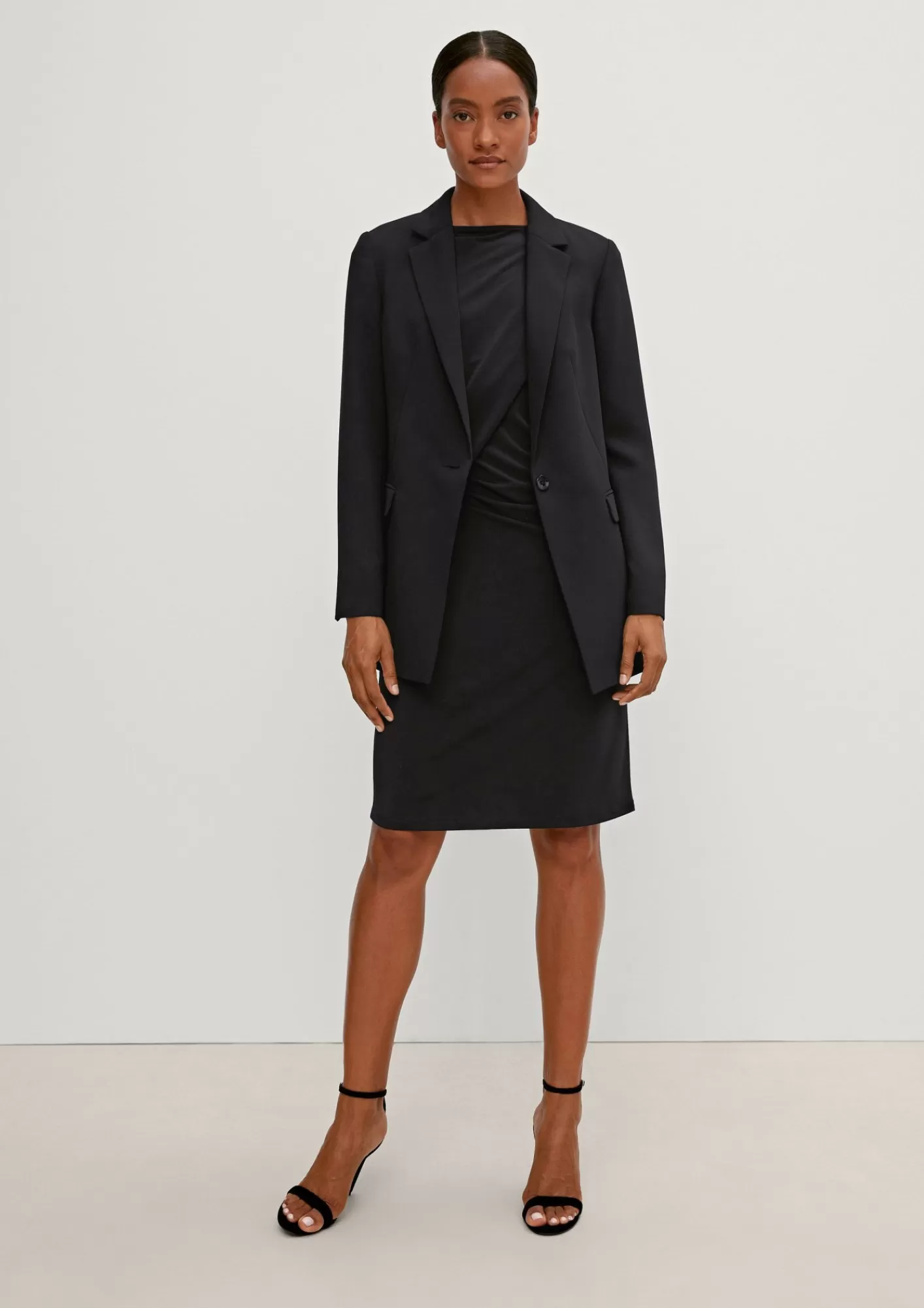 Clearance Comma Blazer Mit Schlitzen