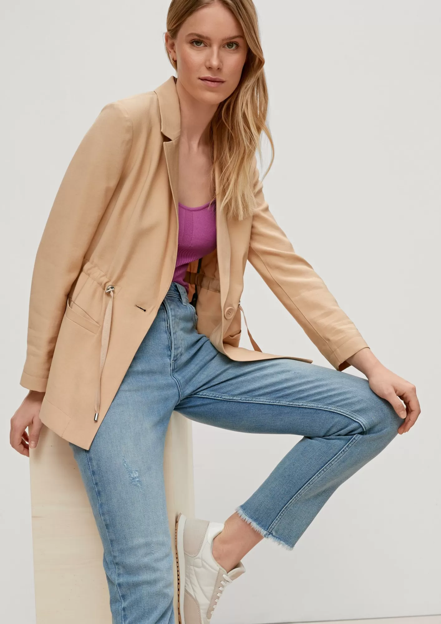 Shop Comma Blazerjacke Mit Tunnelzug