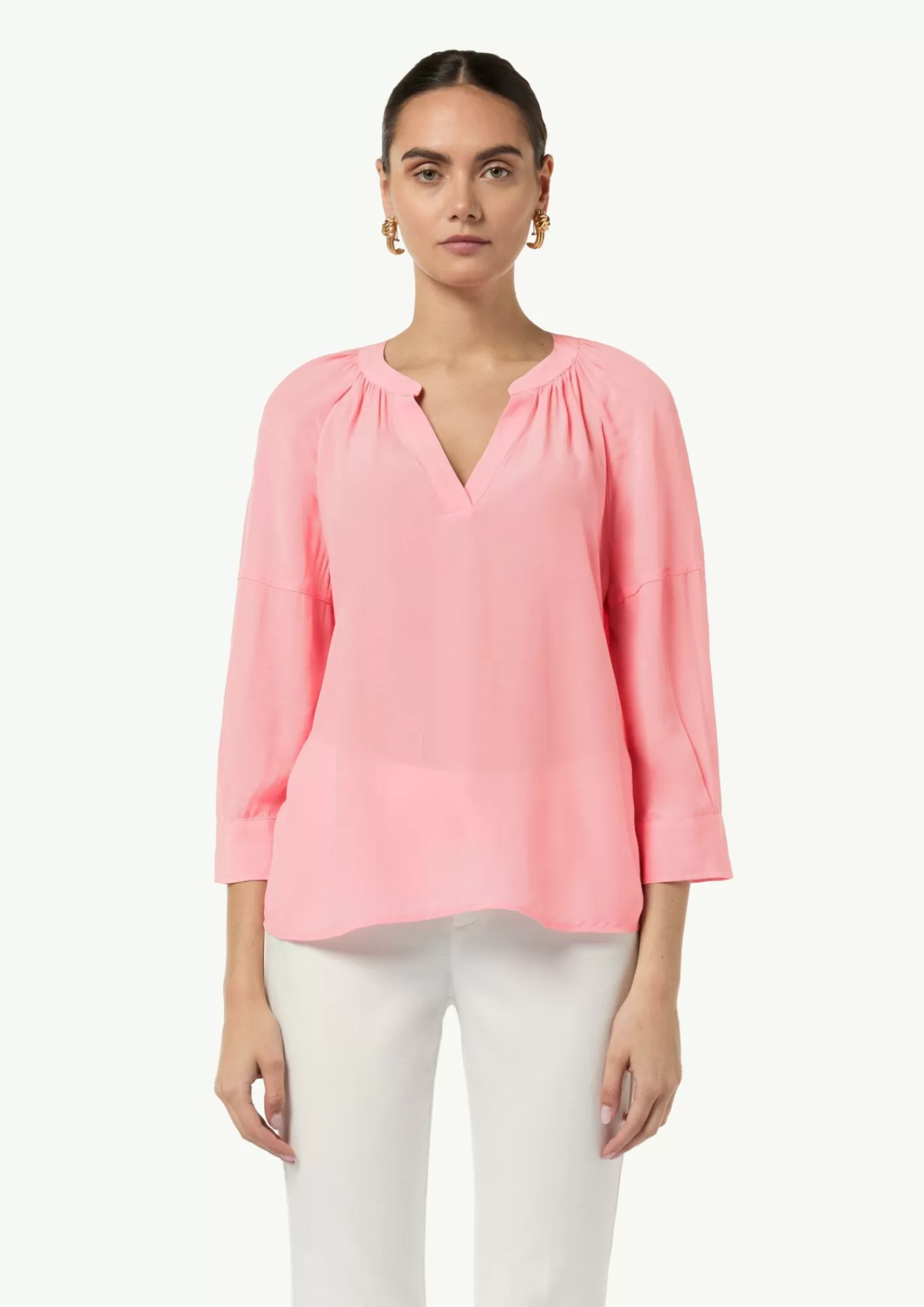 Cheap Comma Bluse Aus Crepe