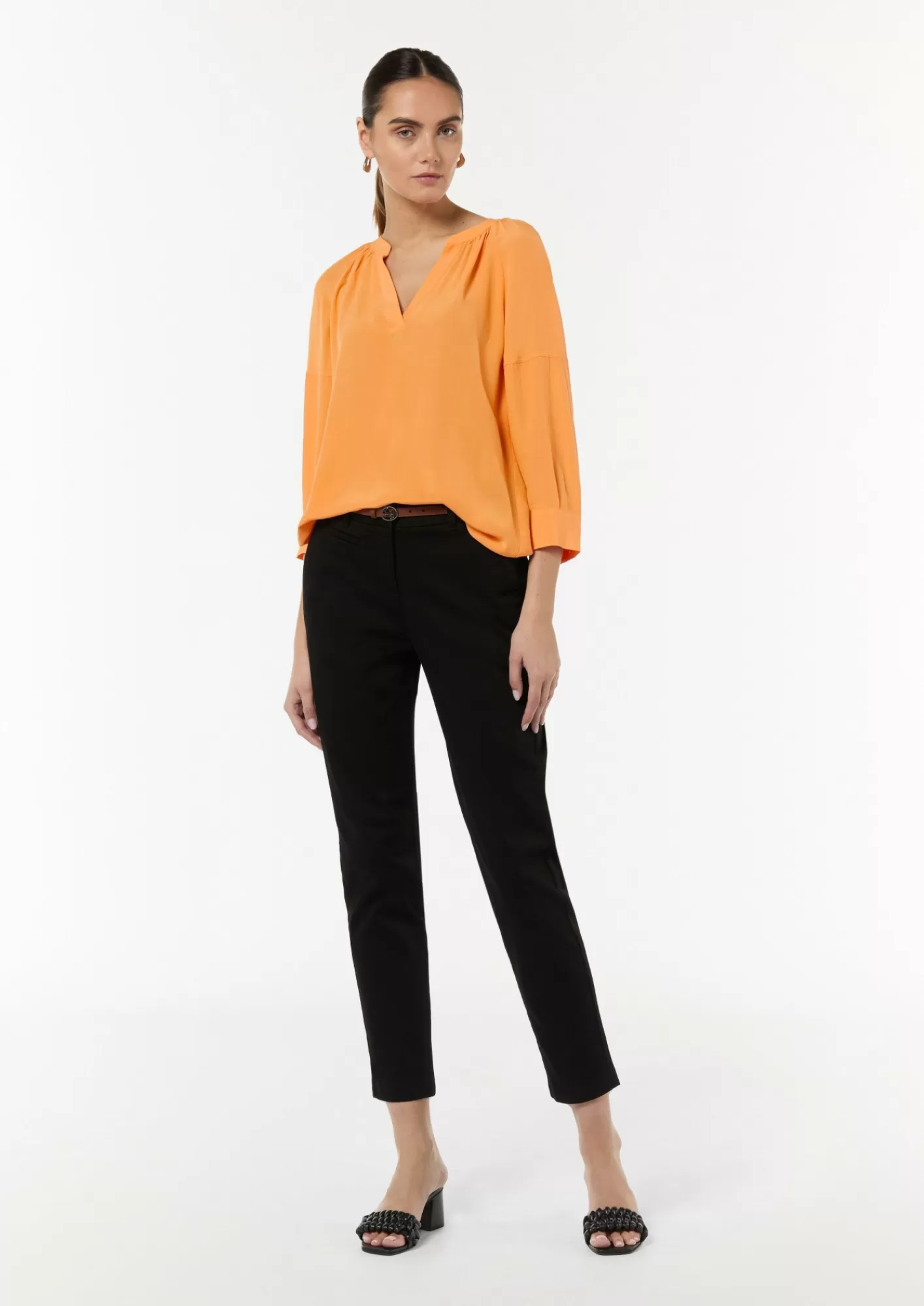 Discount Comma Bluse Aus Crepe