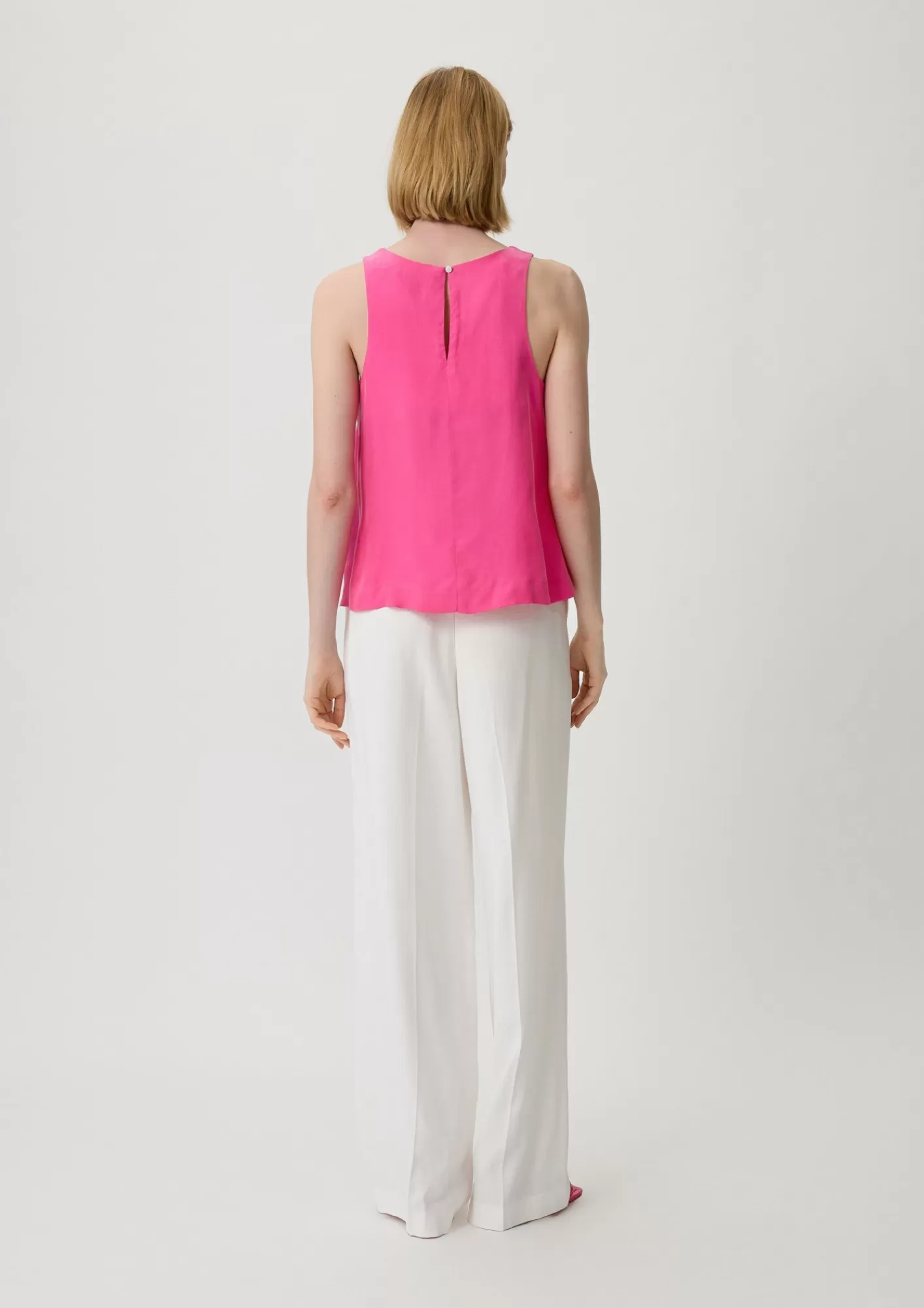 Fashion Comma Bluse Aus Cupro-Mix