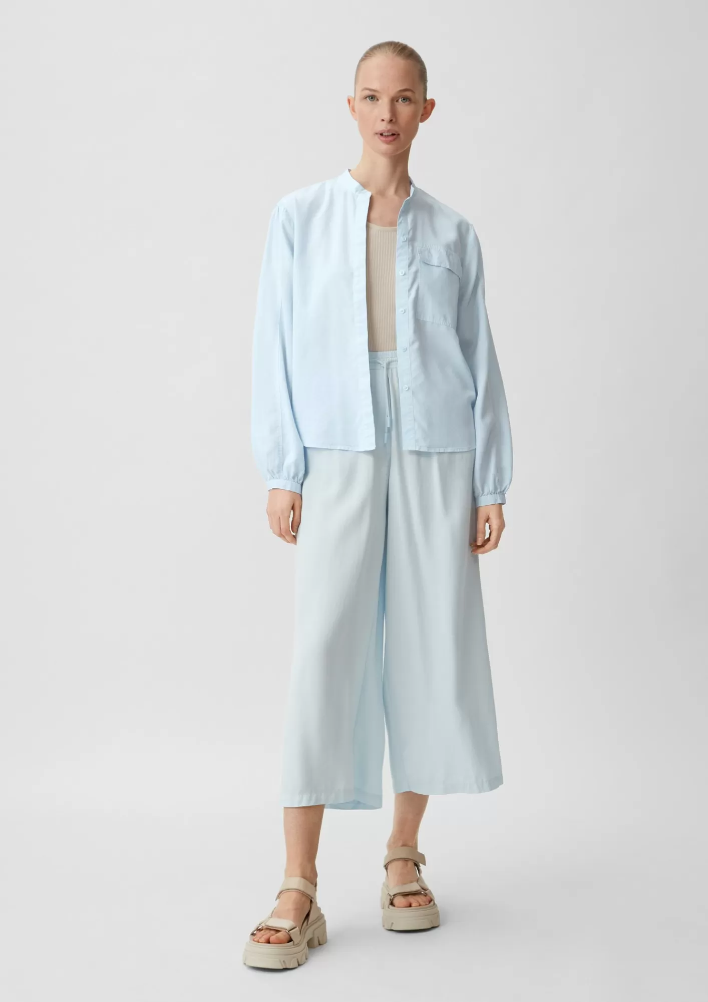 Best Sale Comma Bluse Aus Lyocell