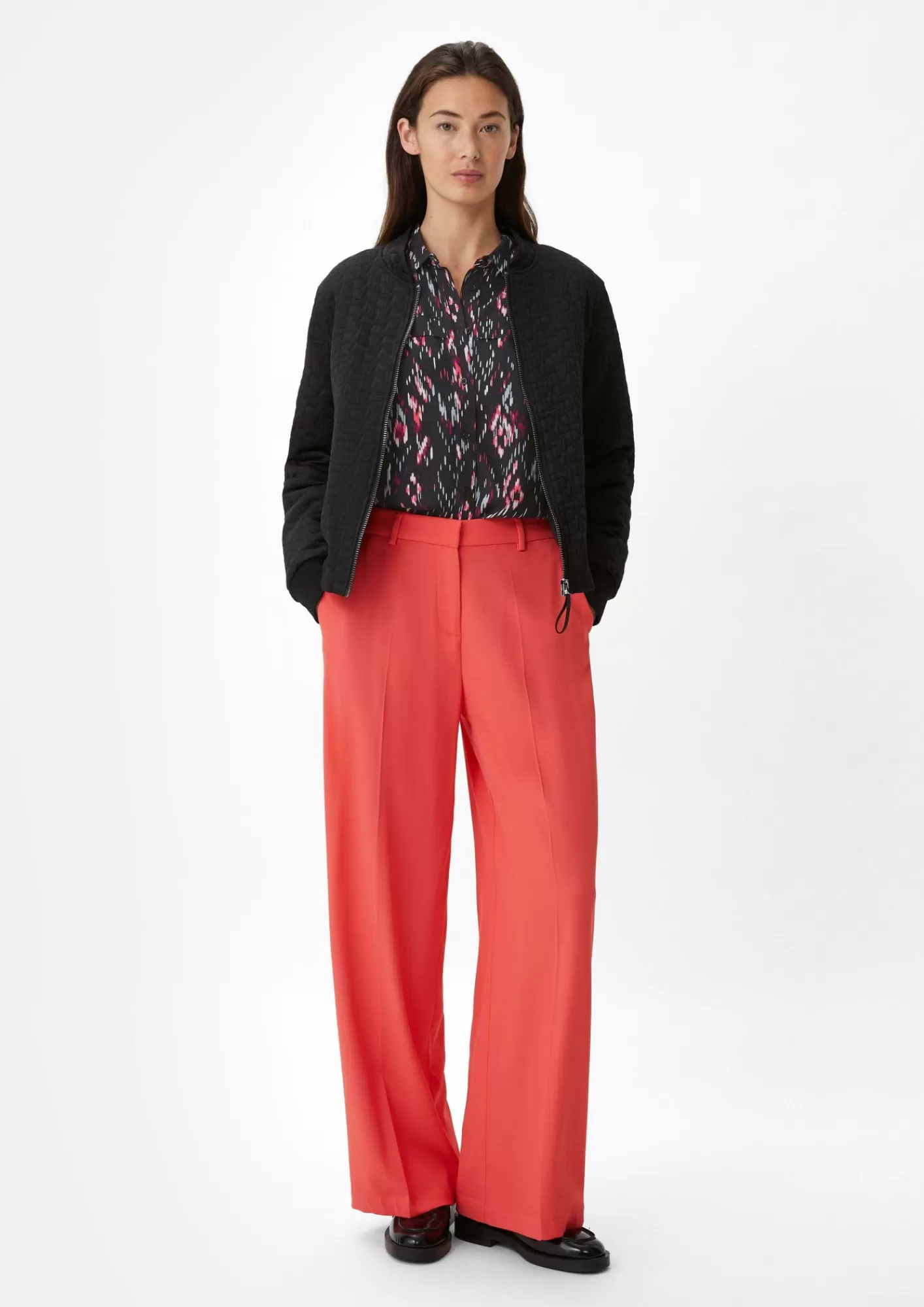 Best Sale Comma Bluse Aus Reiner Viskose