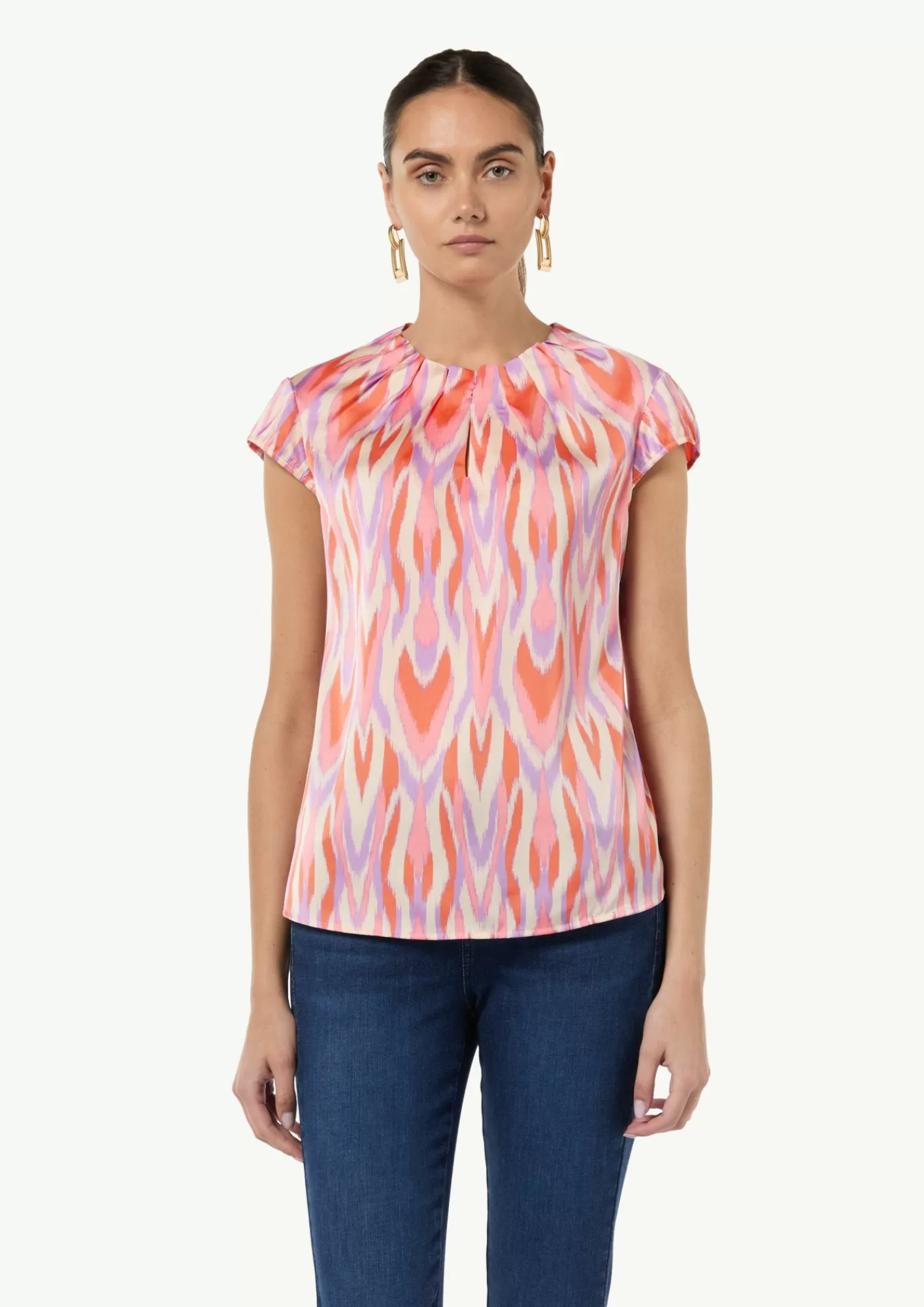 Discount Comma Bluse Aus Satin