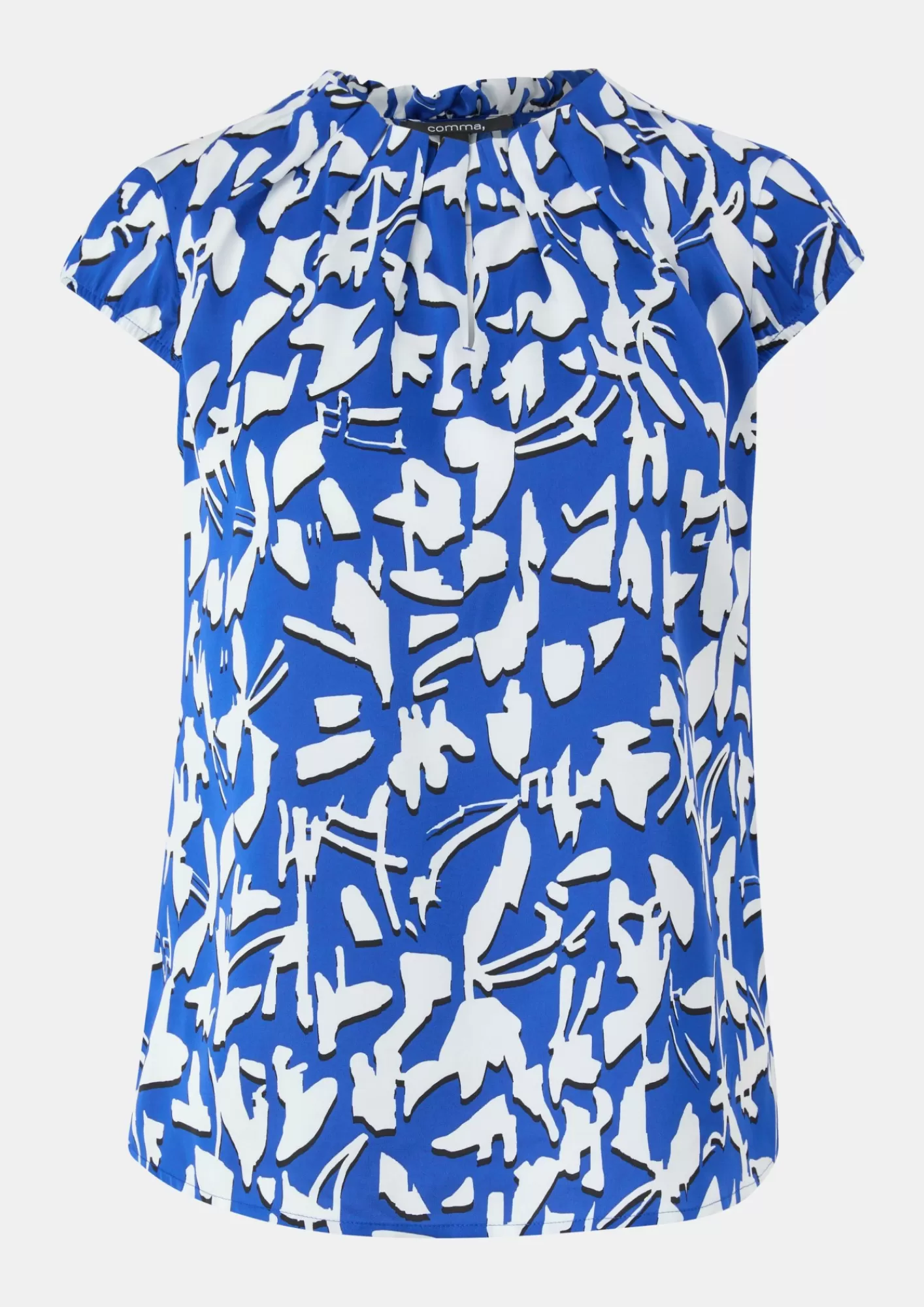 Outlet Comma Bluse Aus Satin