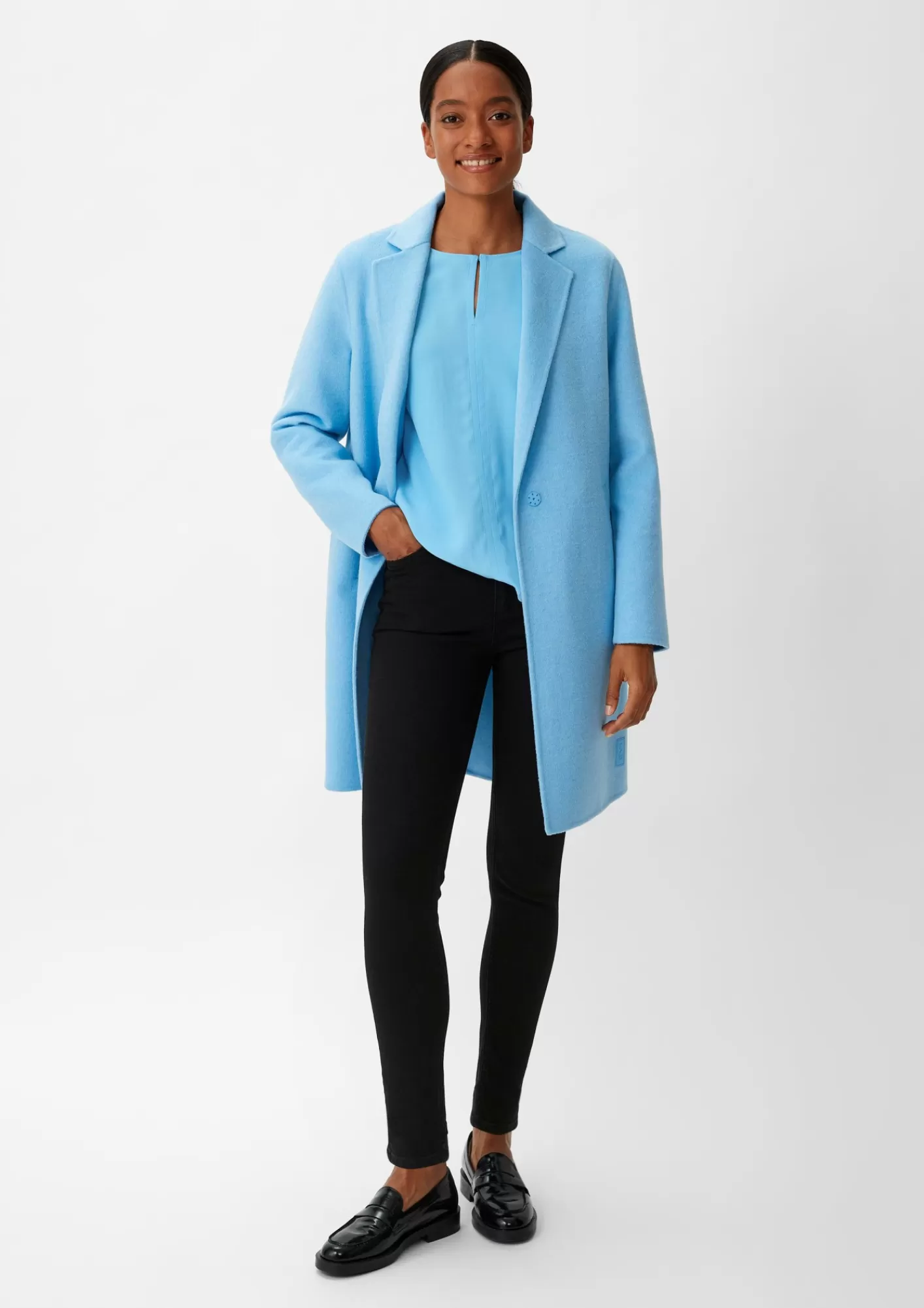 Online Comma Bluse Aus Viskose