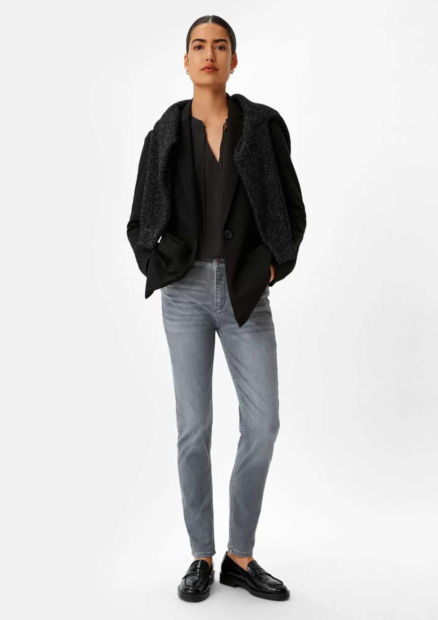 Cheap Comma Bluse Aus Viskose