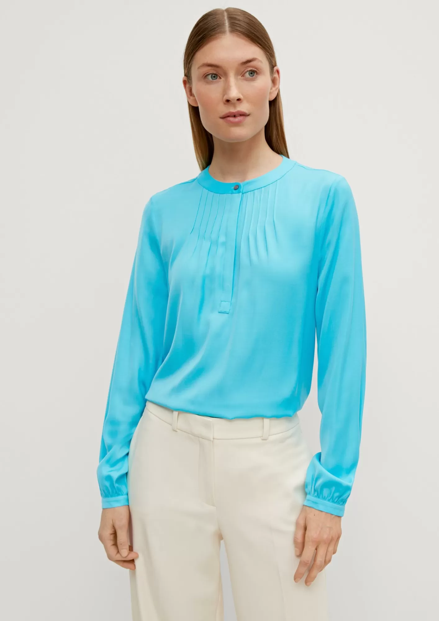 Cheap Comma Bluse Aus Viskosemix