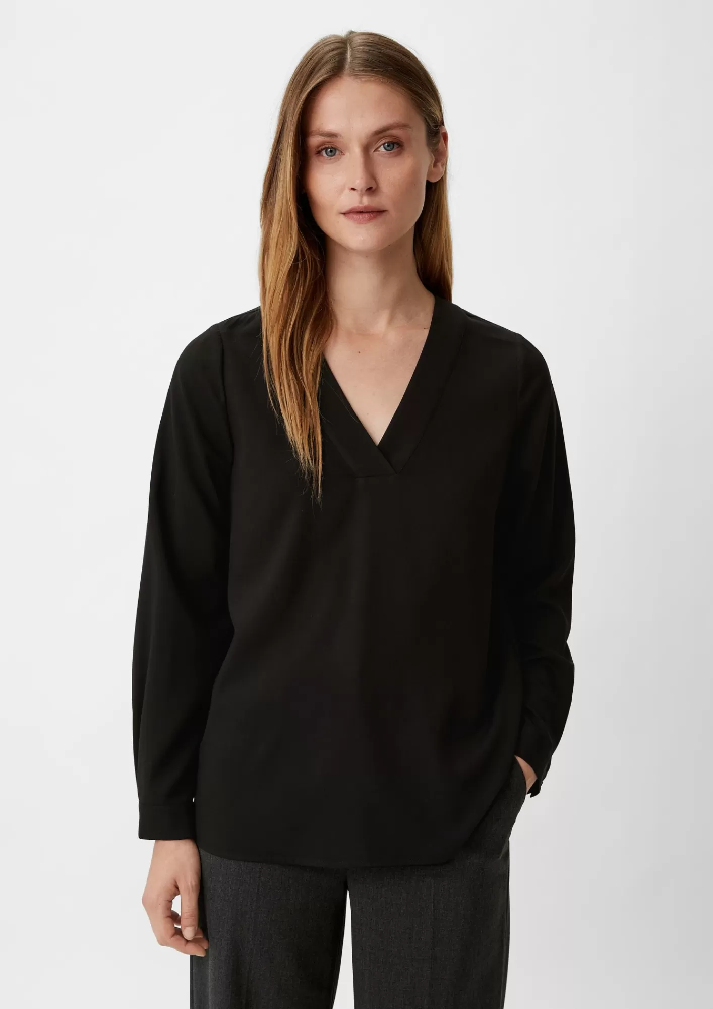 Cheap Comma Bluse Aus Viskosemix