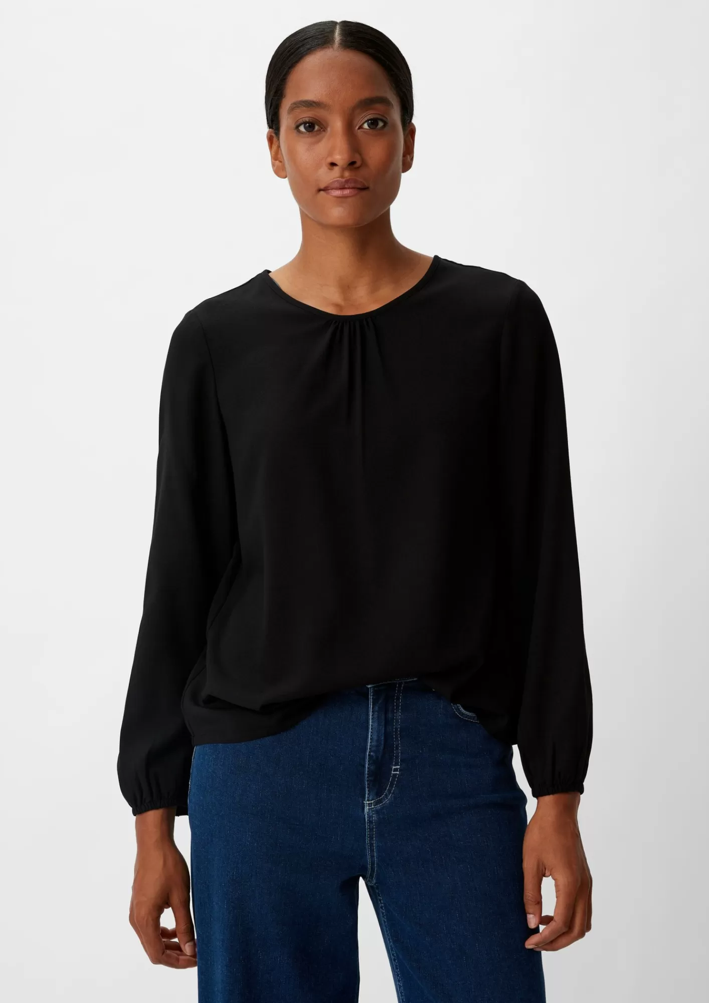 Clearance Comma Bluse Aus Viskosemix