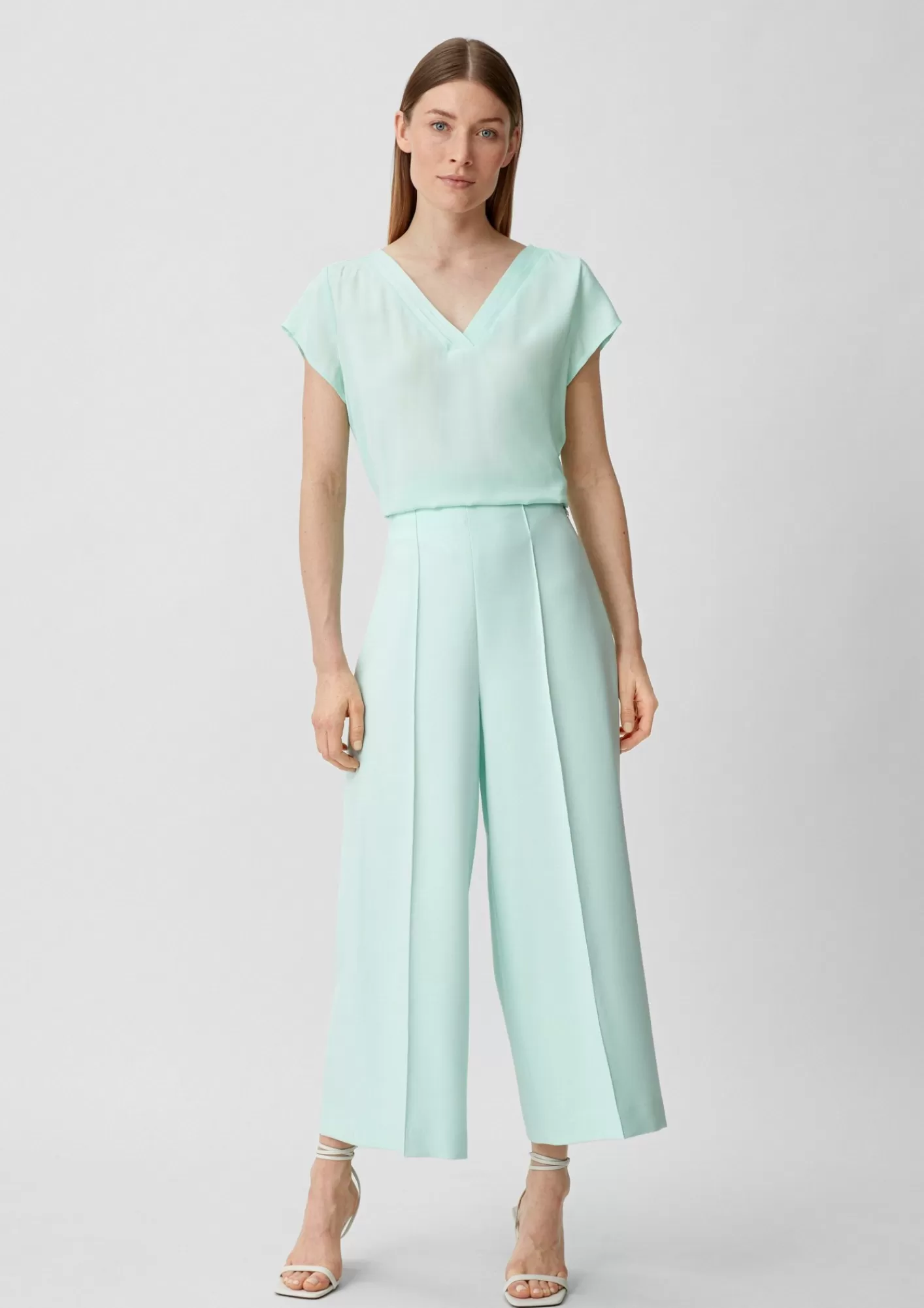 Discount Comma Bluse Aus Viskosemix