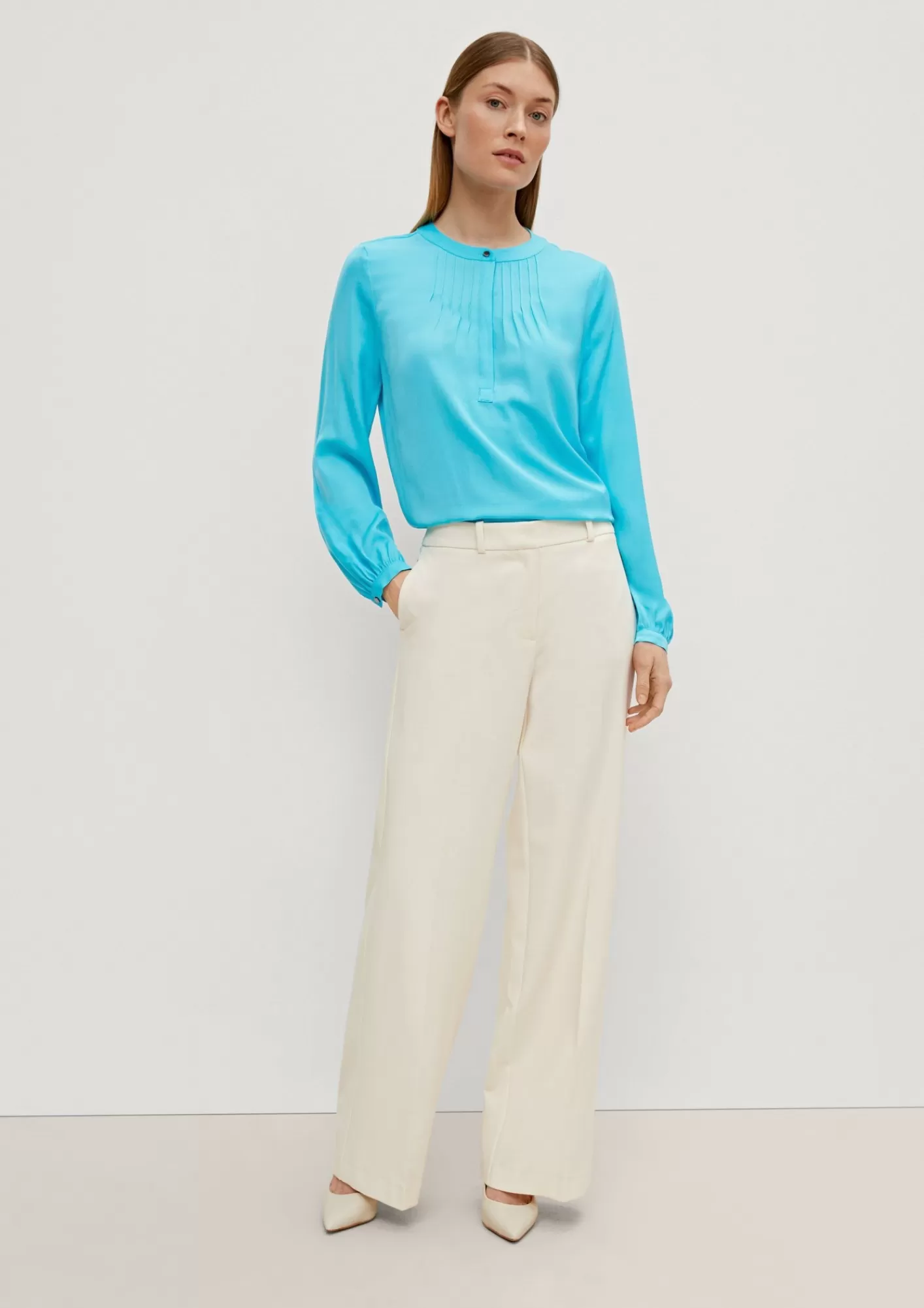Cheap Comma Bluse Aus Viskosemix