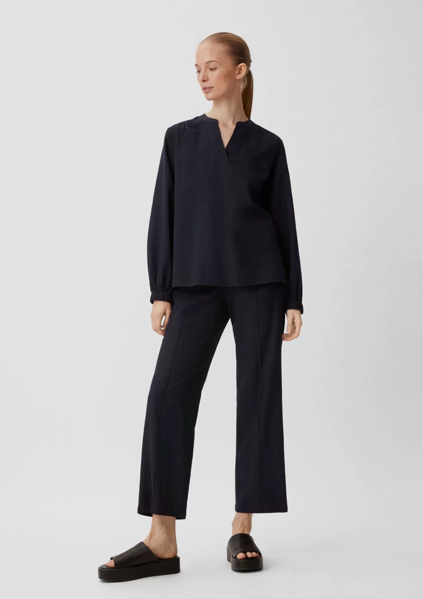 Discount Comma Bluse Aus Viskosemix