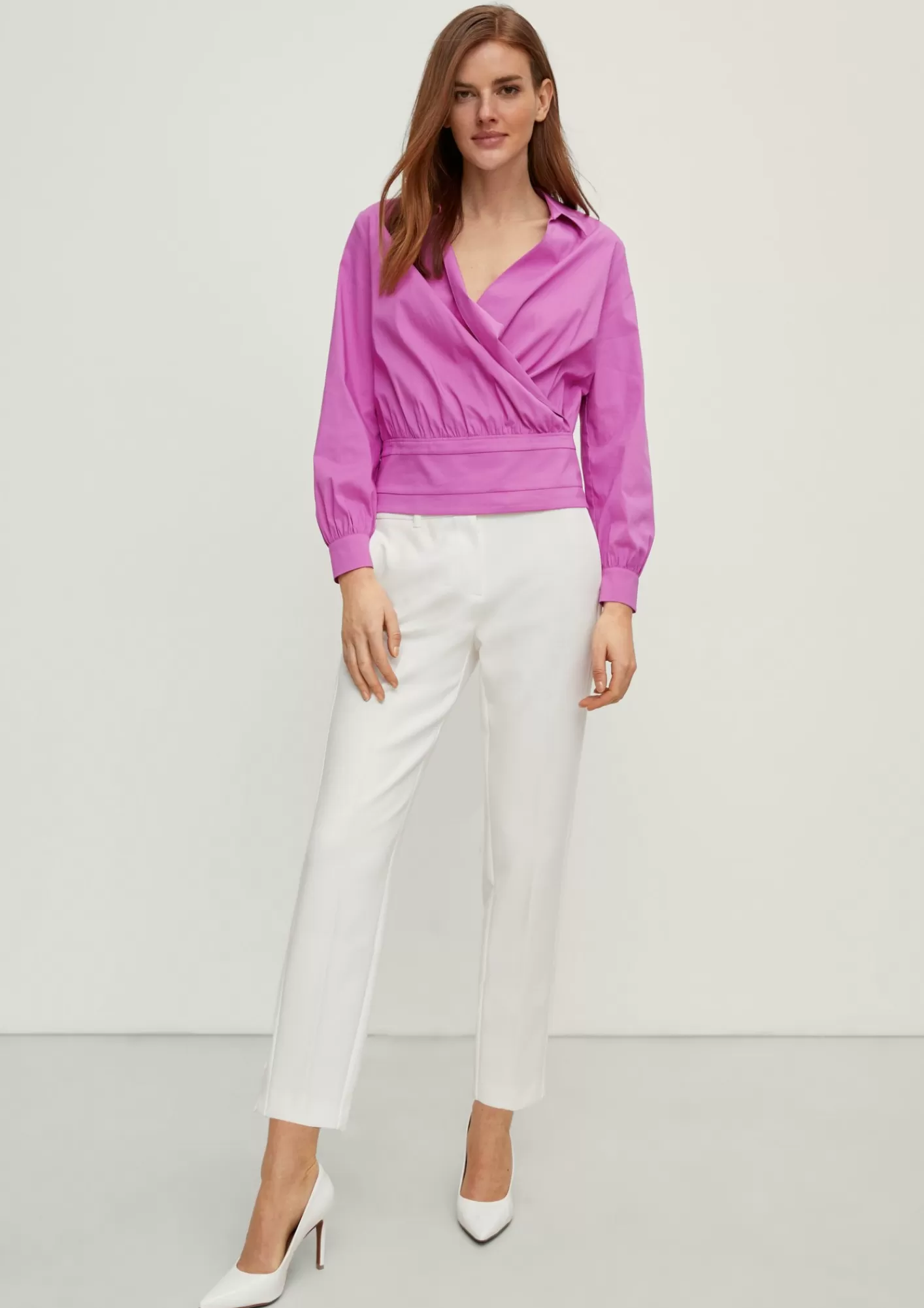 Discount Comma Bluse In Wickel-Optik