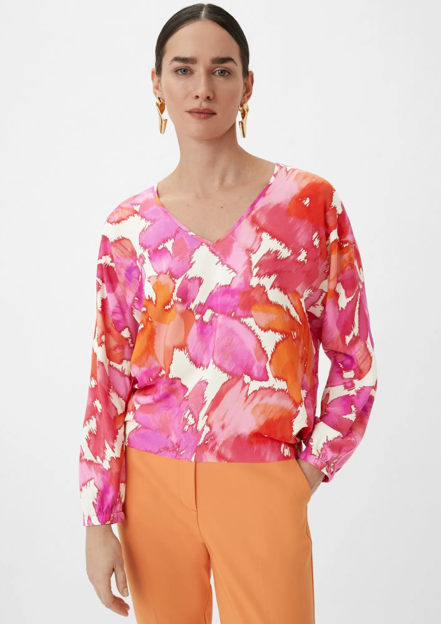 Store Comma Bluse Mit Fledermausarmeln