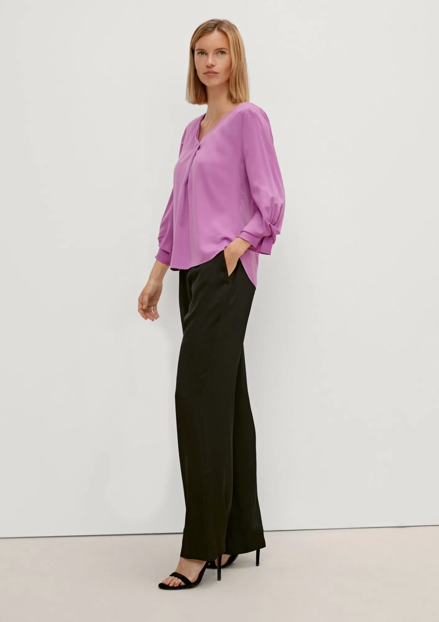 Online Comma Bluse Mit Knotendetails
