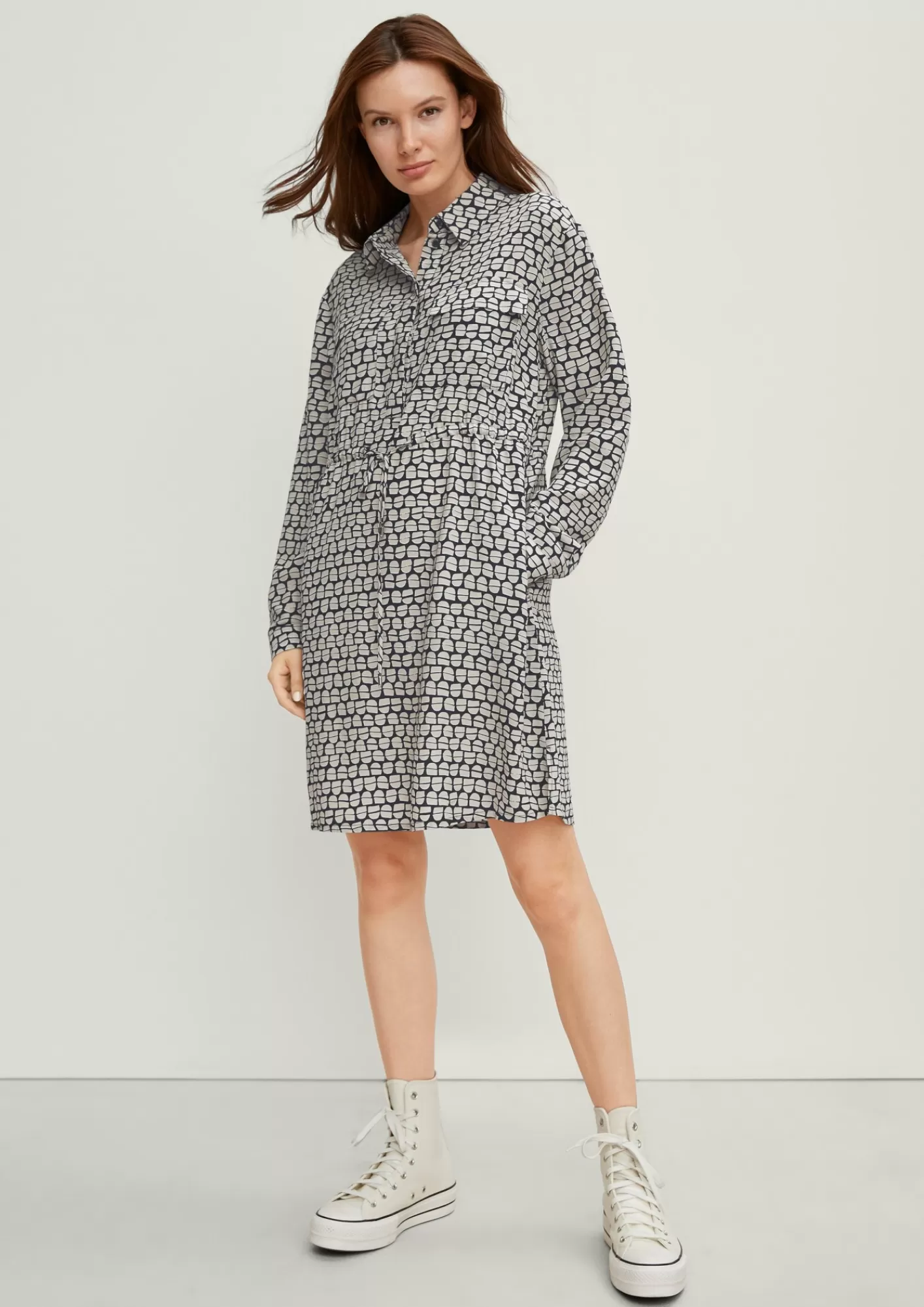 Shop Comma Blusenkleid Mit Alloverprint