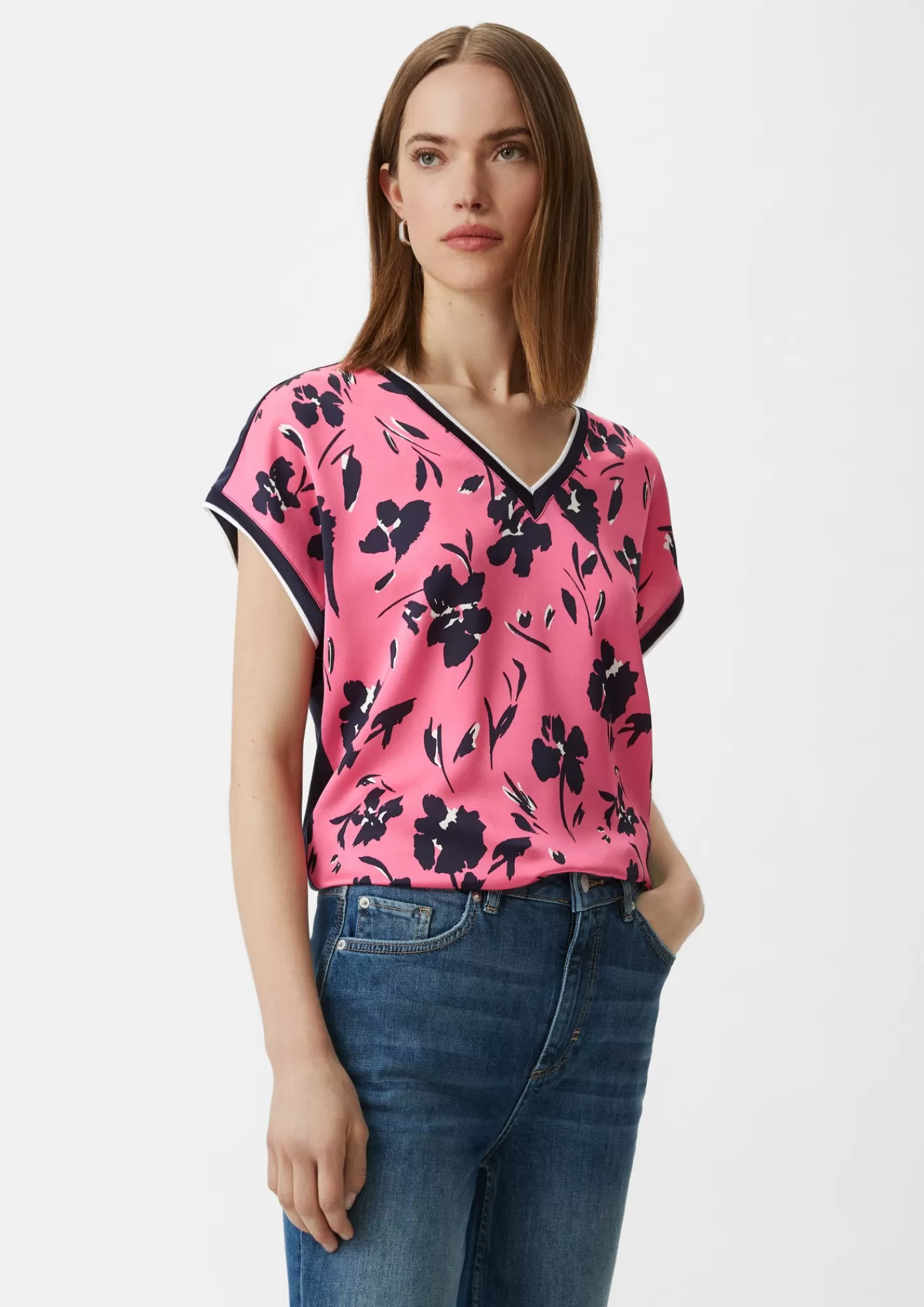 Best Sale Comma Blusenshirt Aus Viskosemix