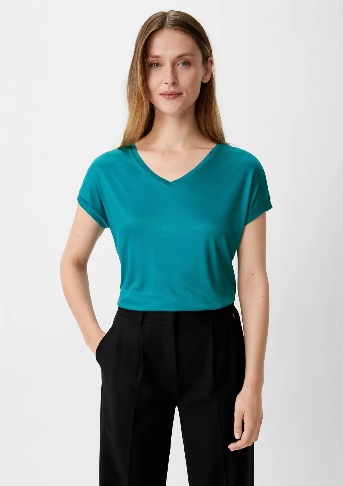 Discount Comma Blusenshirt Aus Viskosemix