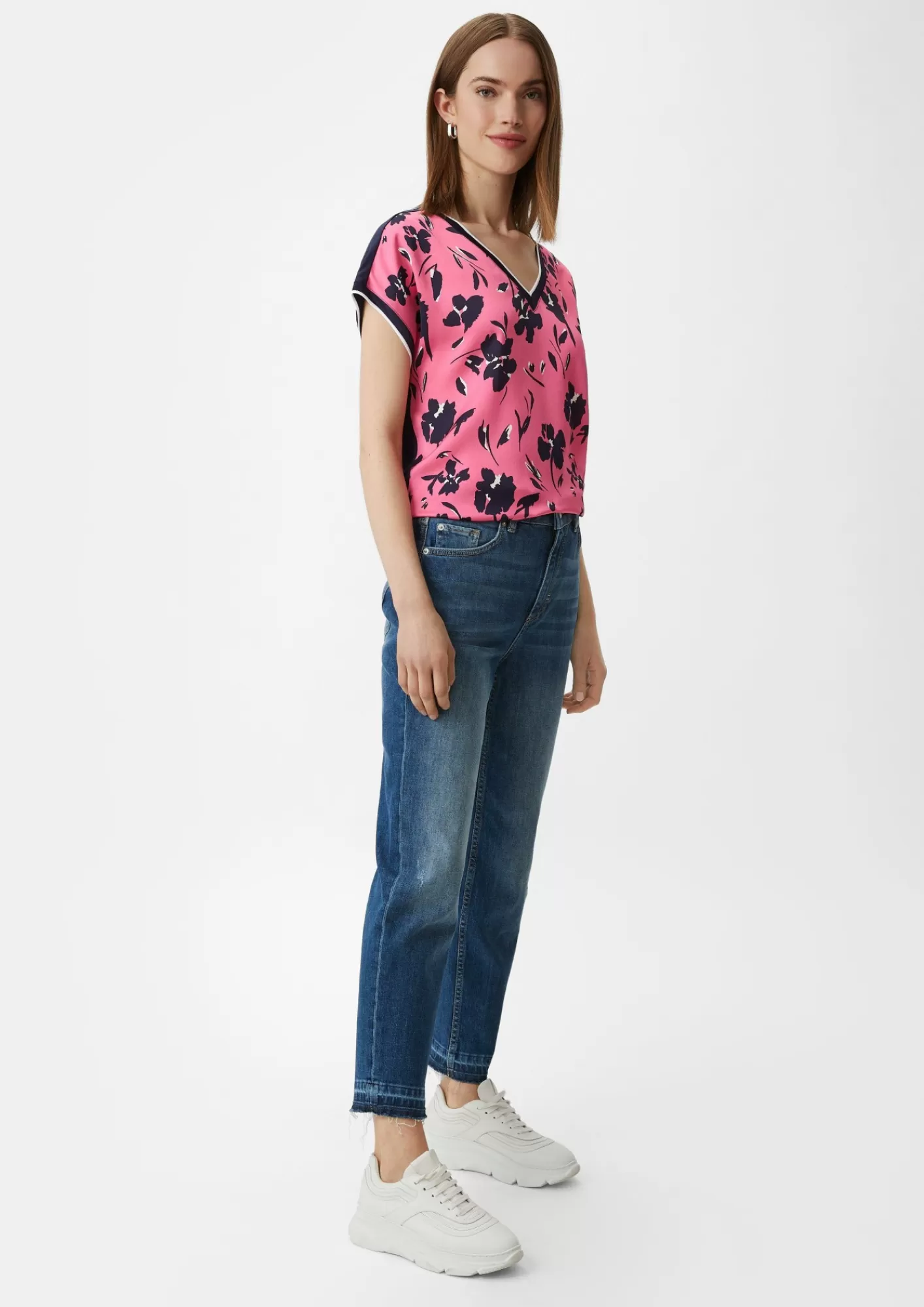 Best Sale Comma Blusenshirt Aus Viskosemix