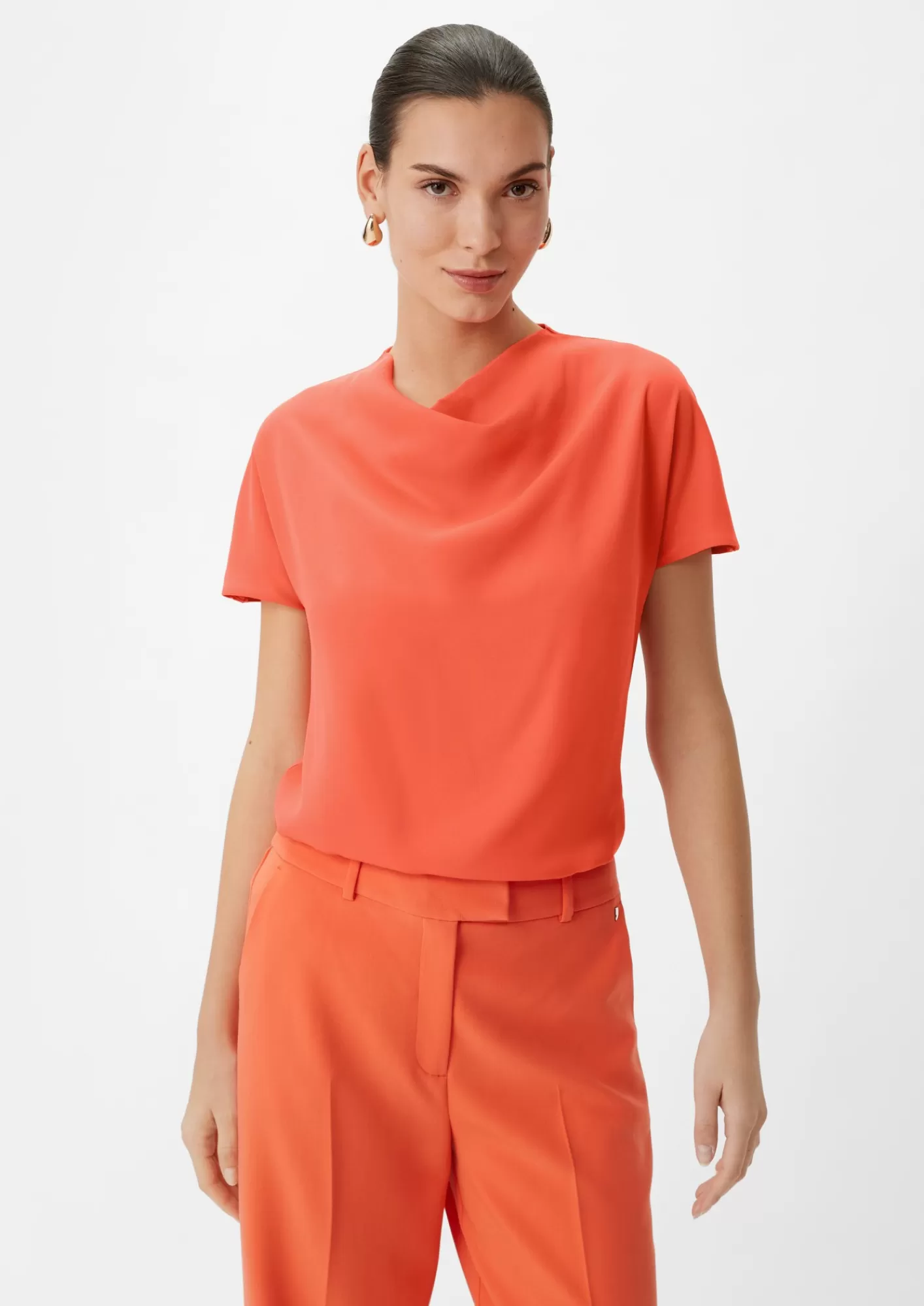 Fashion Comma Blusenshirt Im Fabricmix