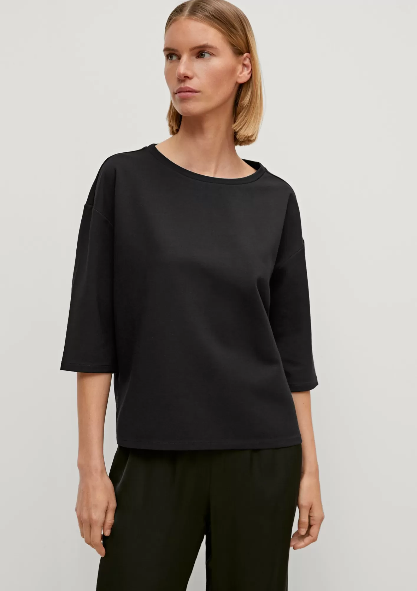 Discount Comma Blusenshirt Im Materialmix