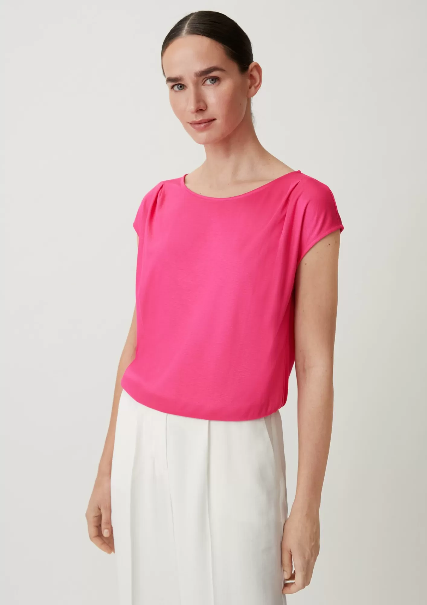 Shop Comma Blusenshirt Mit Falten-Details