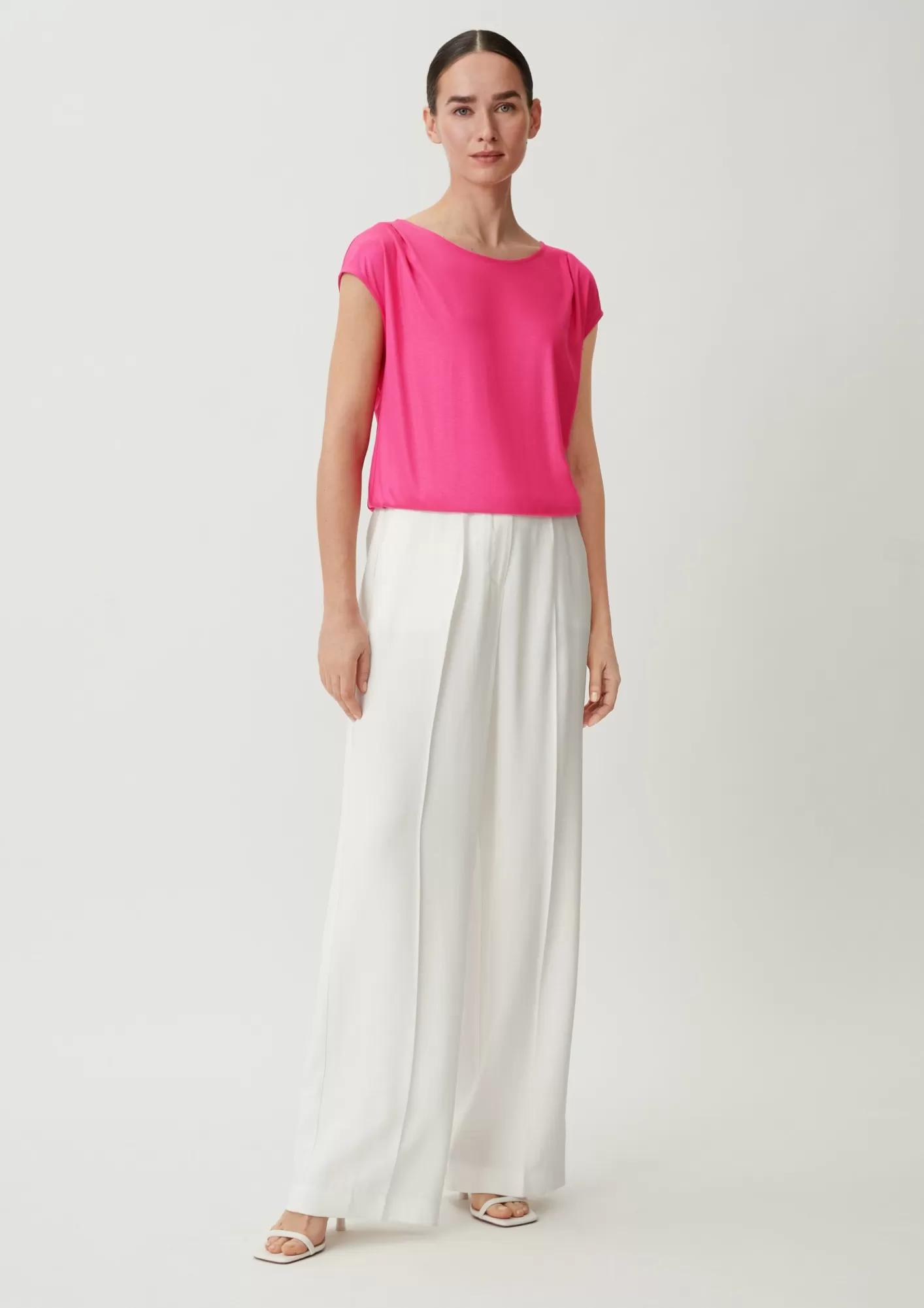 Shop Comma Blusenshirt Mit Falten-Details