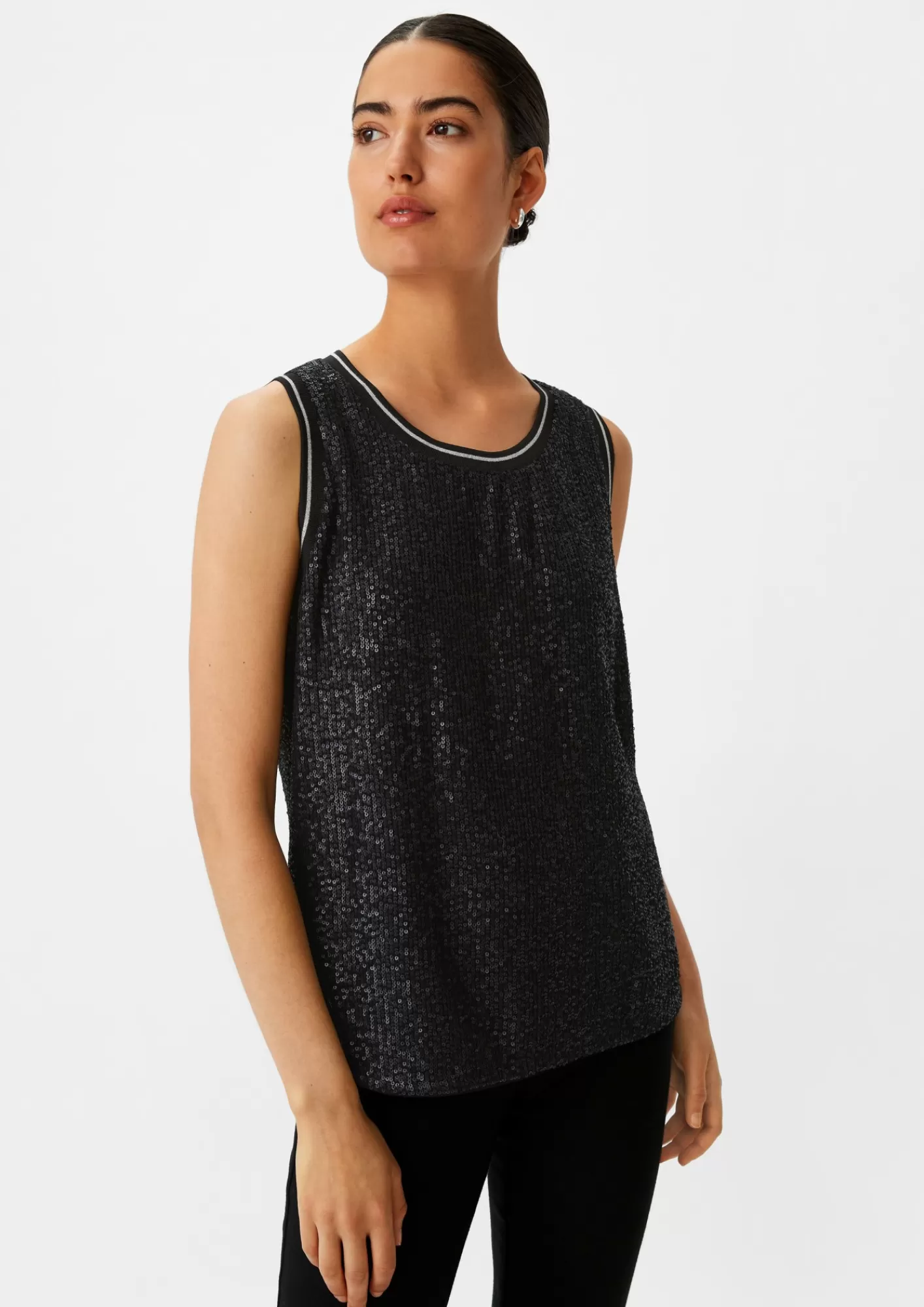 Discount Comma Blusentop Mit Pailletten