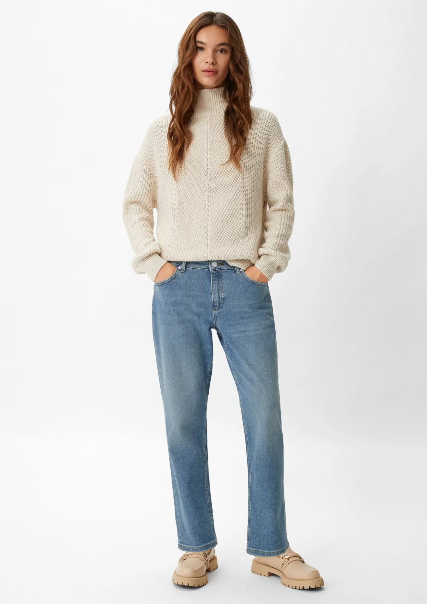 Online Comma Boyfriend: Jeans Im Used Look