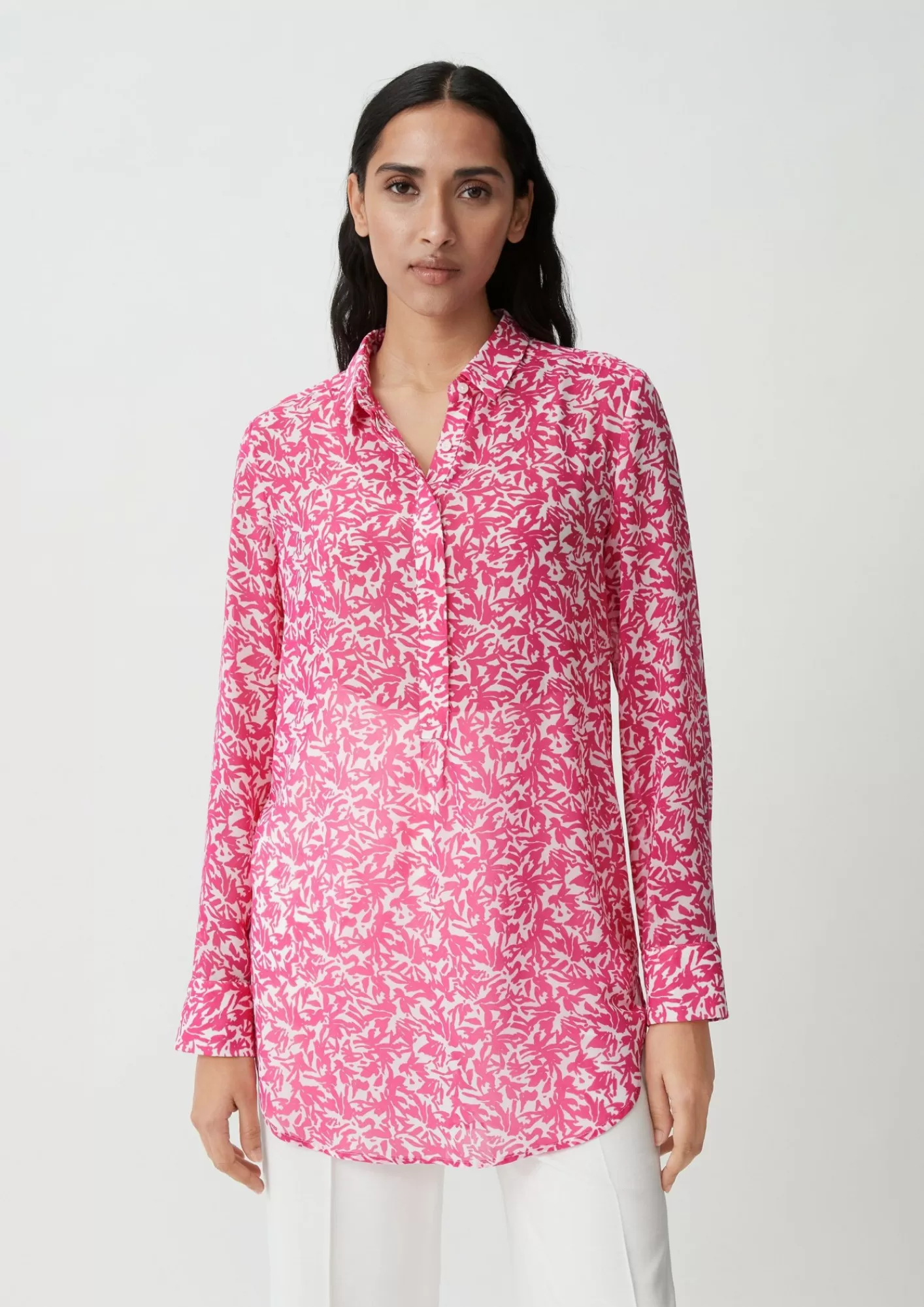 Best Sale Comma Chiffonbluse Mit Allovermuster