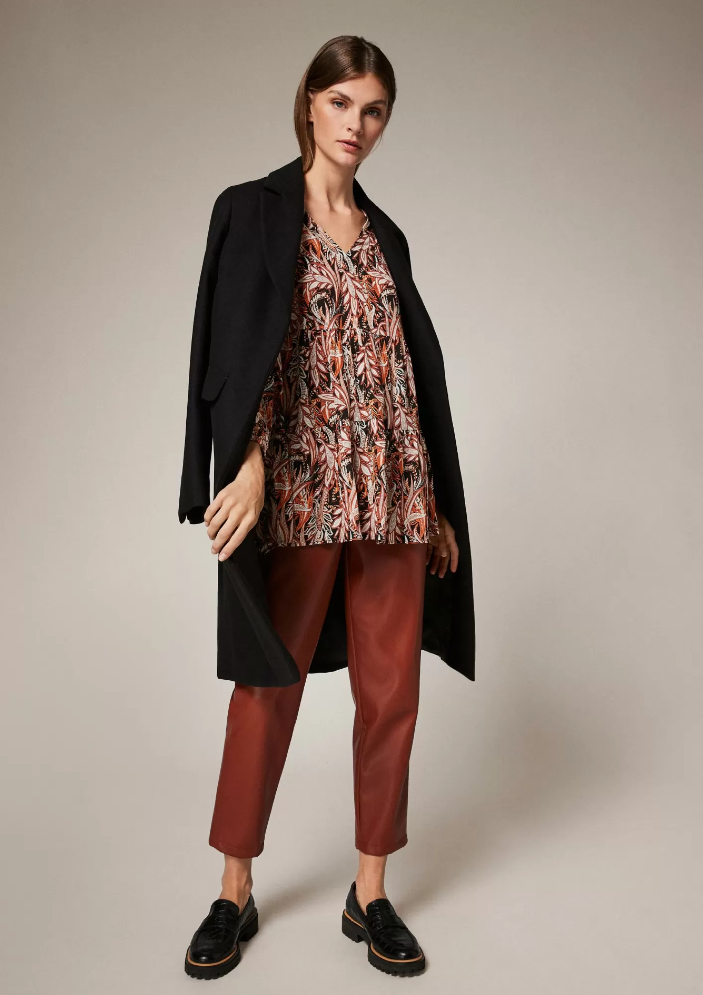 Store Comma Chiffonbluse Mit Paisleyprint