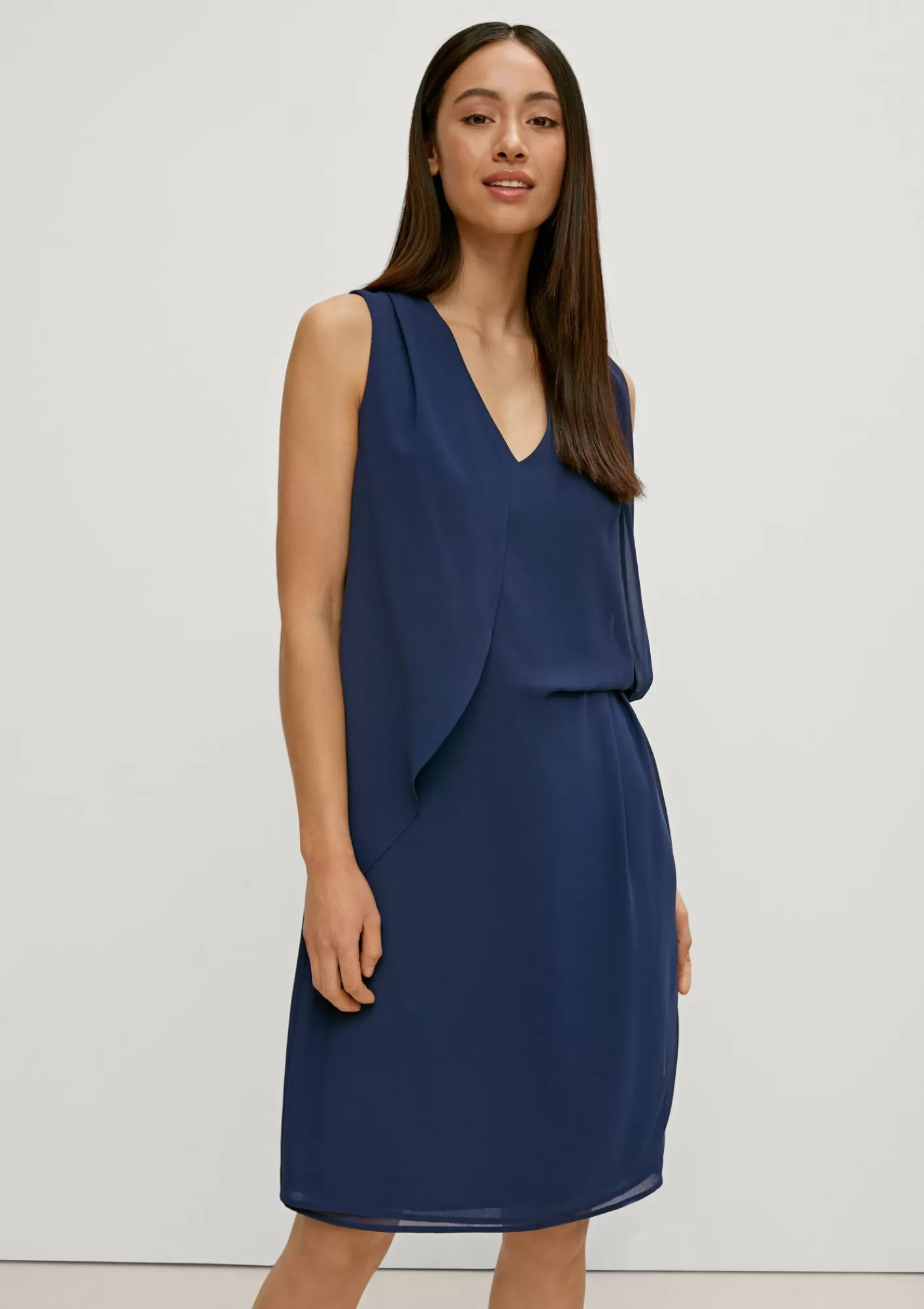 Flash Sale Comma Chiffonkleid Mit Drapierung
