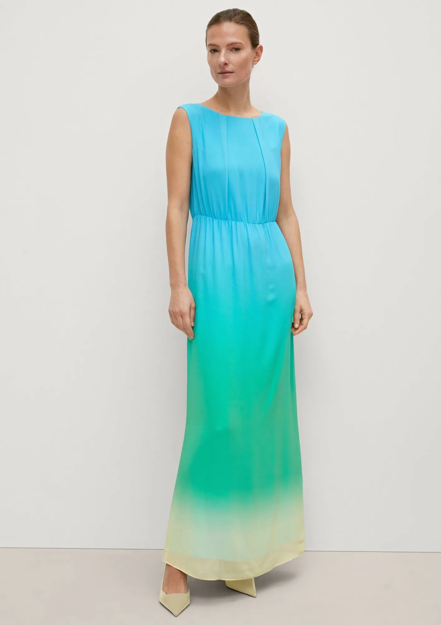 Best Sale Comma Chiffon-Kleid Mit Farbverlauf