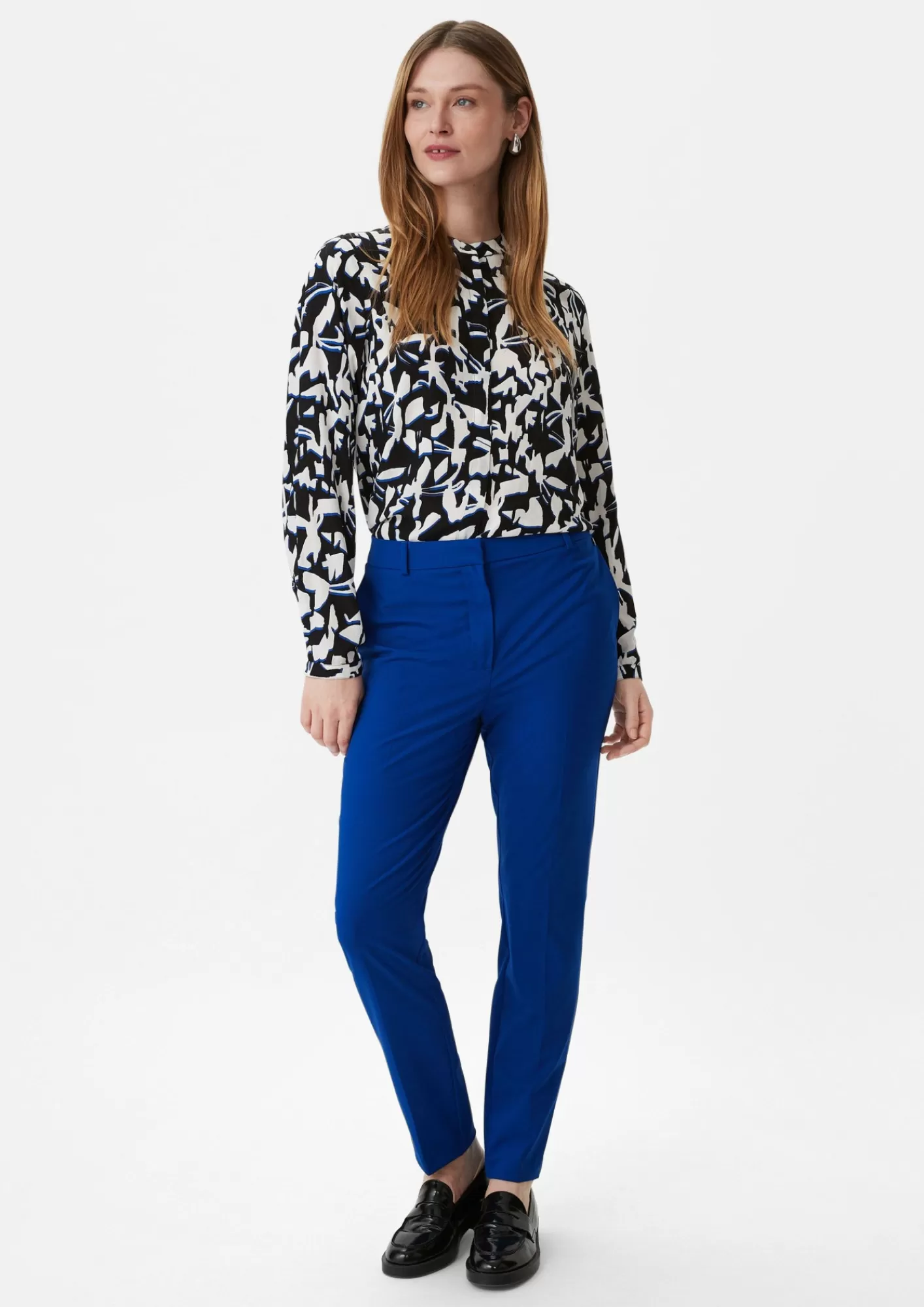 Cheap Comma Cigarette Pants Aus Twill