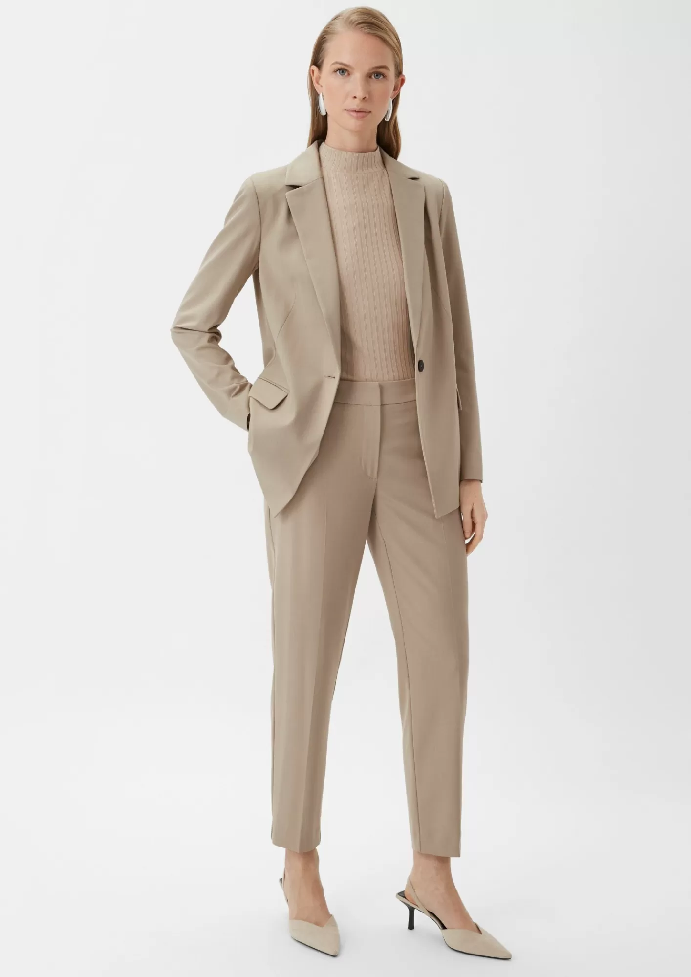 Outlet Comma Cigarette Pants Mit Bugelfalten