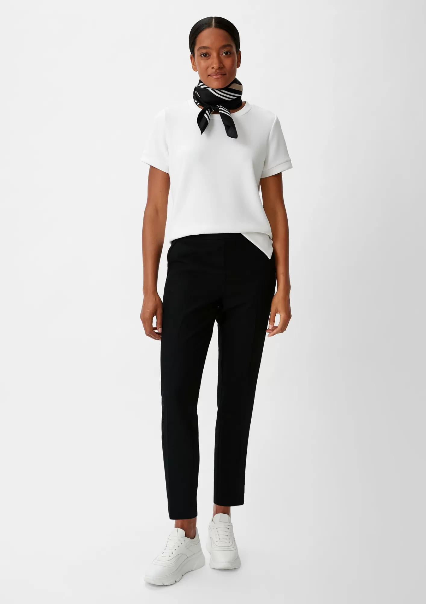 Sale Comma Cigarette Pants Mit Elastikbund