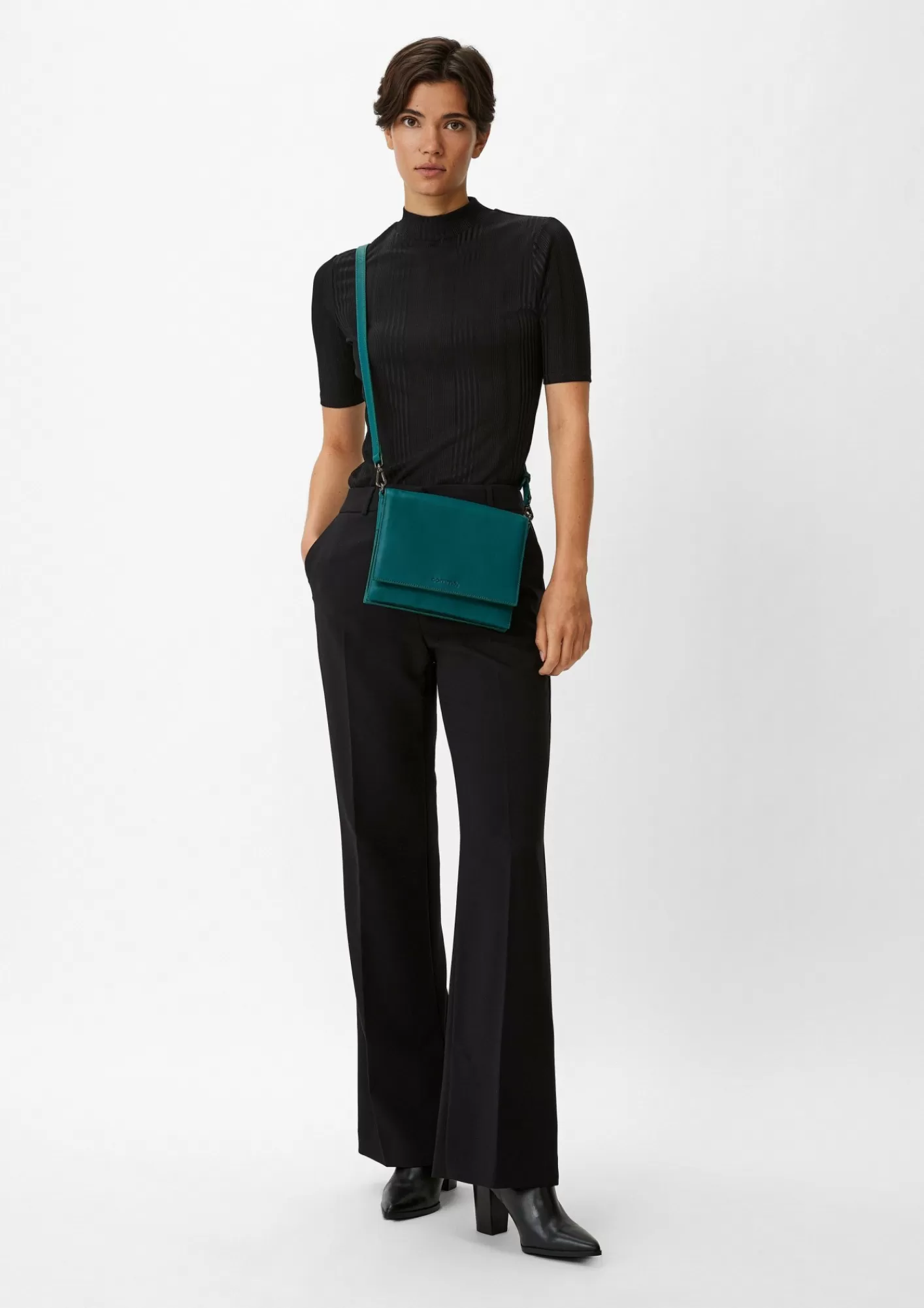 Sale Comma Crossbody-Bag Aus Leder