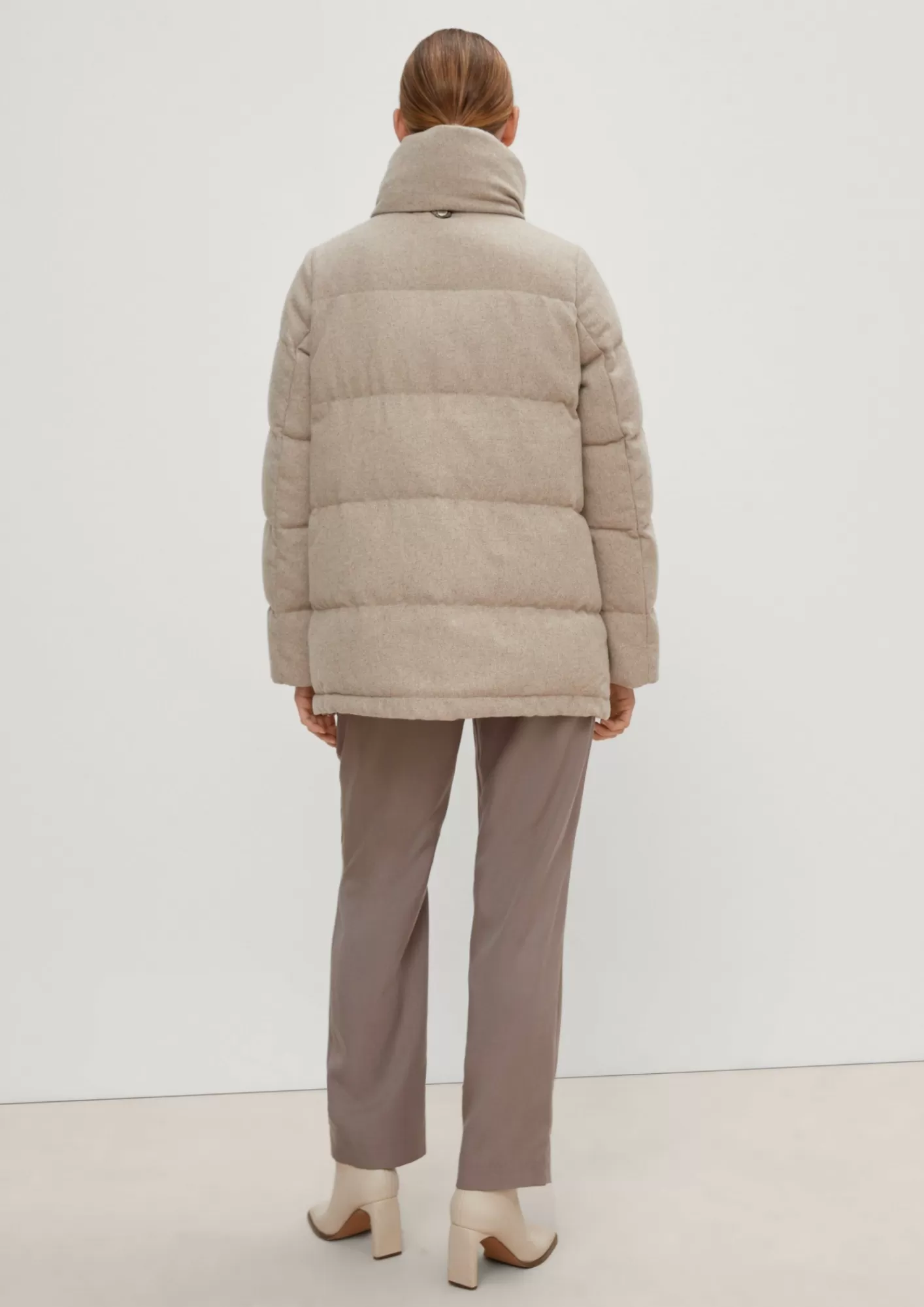 Flash Sale Comma Daunenjacke Aus Wollmix