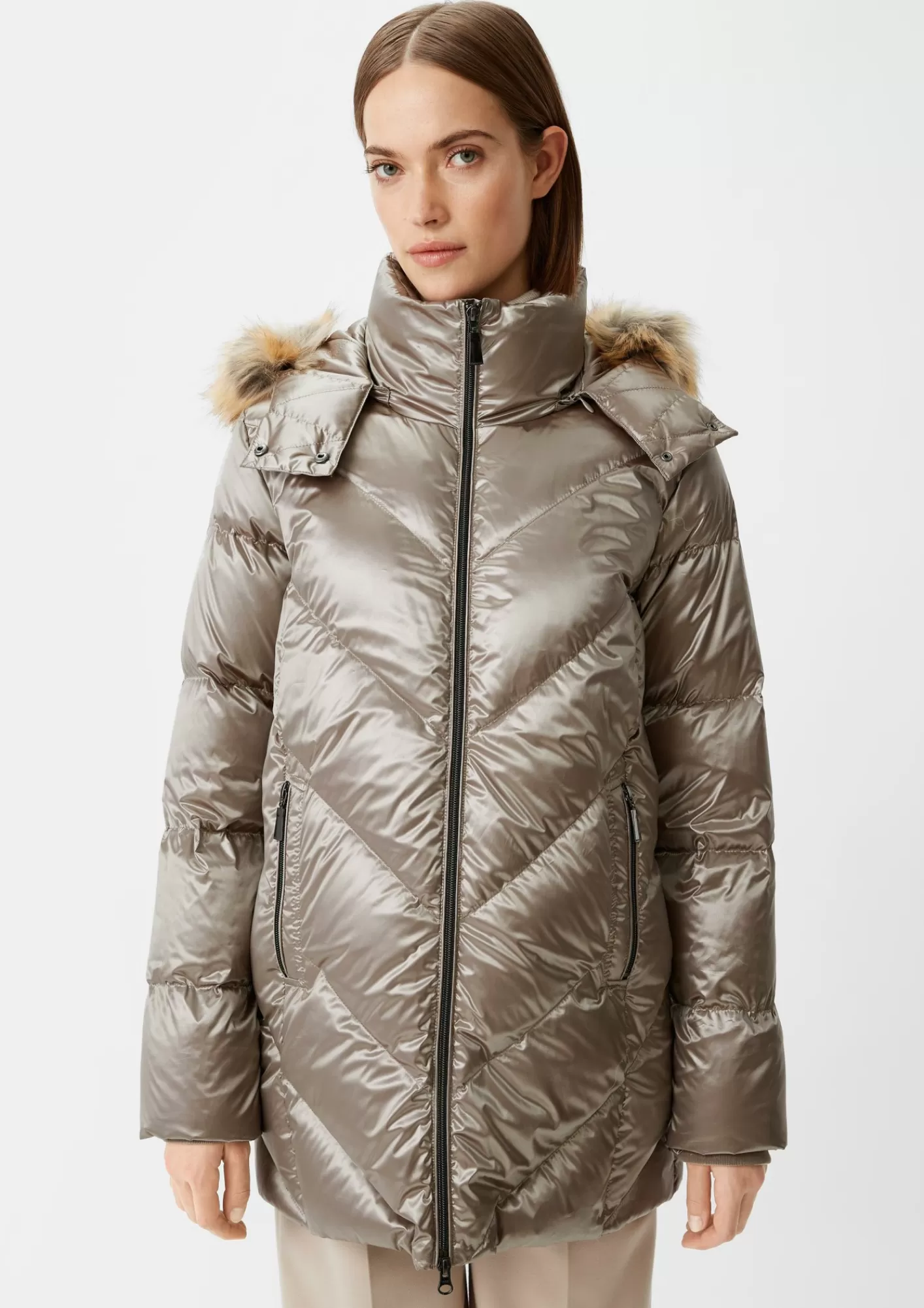 Clearance Comma Daunenjacke Mit Steppung
